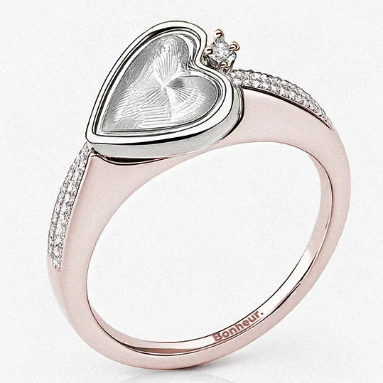 Laure Heart Stacking Ring sold by Bonheur Jewelry product image thumbnail 2