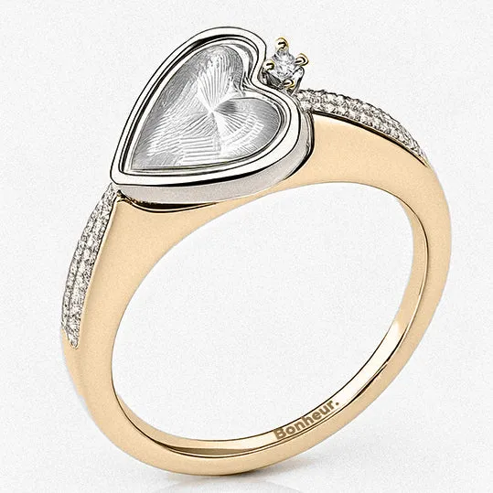 Laure Heart Stacking Ring sold by Bonheur Jewelry product image thumbnail 3