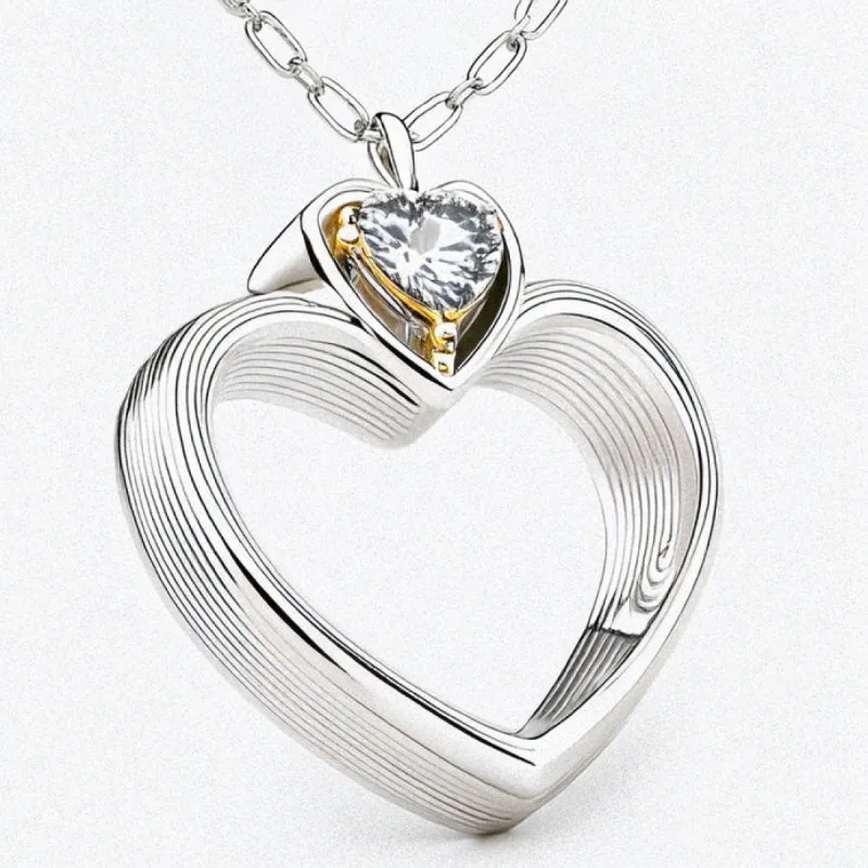 Eléa Pendant Heart Necklace sold by Bonheur Jewelry