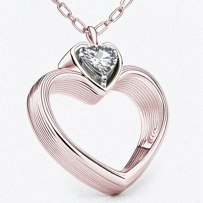 Eléa Pendant Heart Necklace sold by Bonheur Jewelry product image thumbnail 3