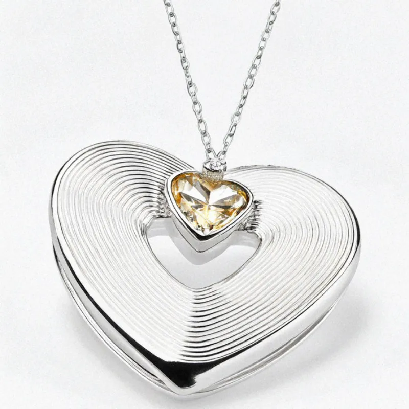 Laure Love Heart Pendant sold by Bonheur Jewelry