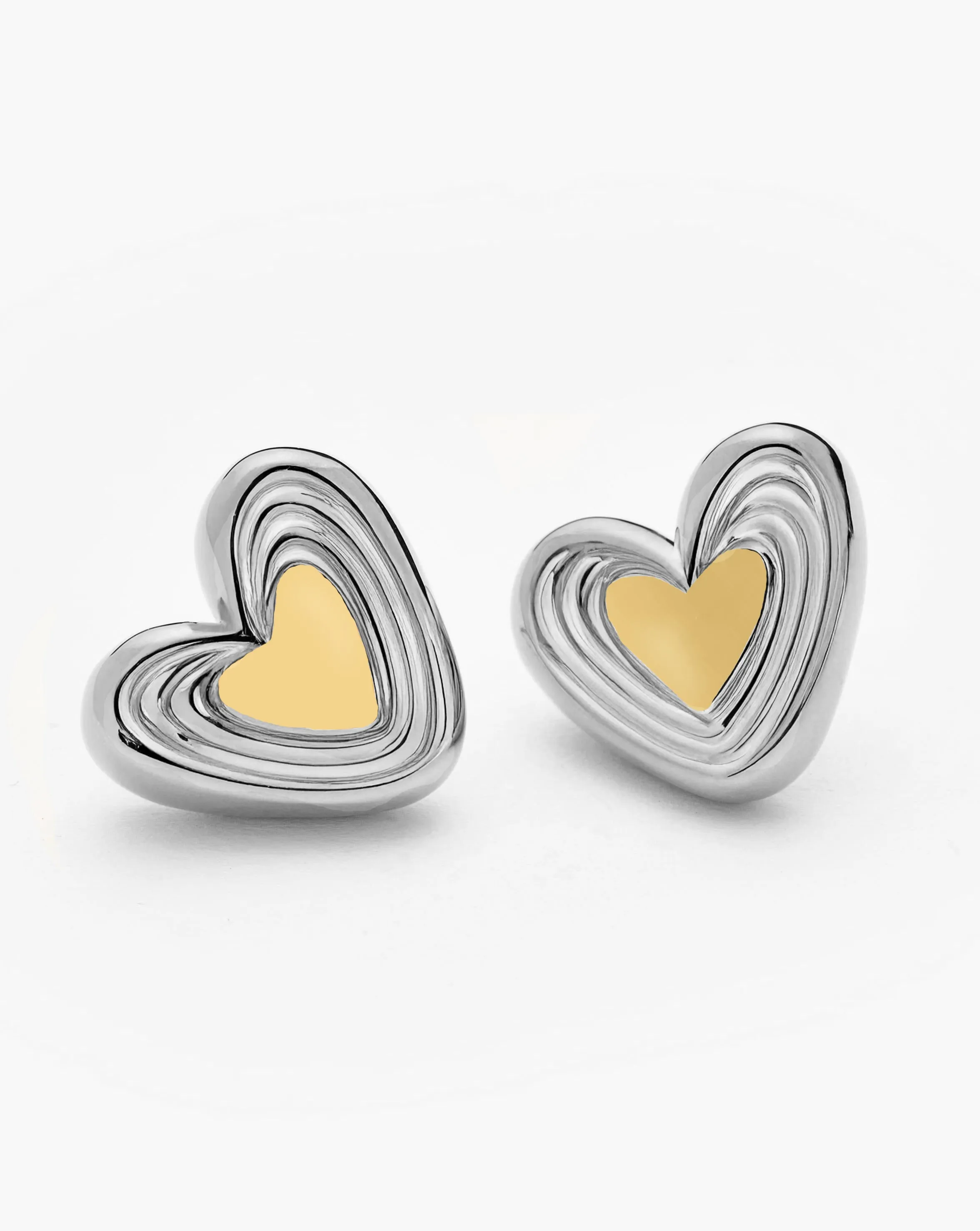 Emmeline Big Heart Earrings sold by Bonheur Jewelry