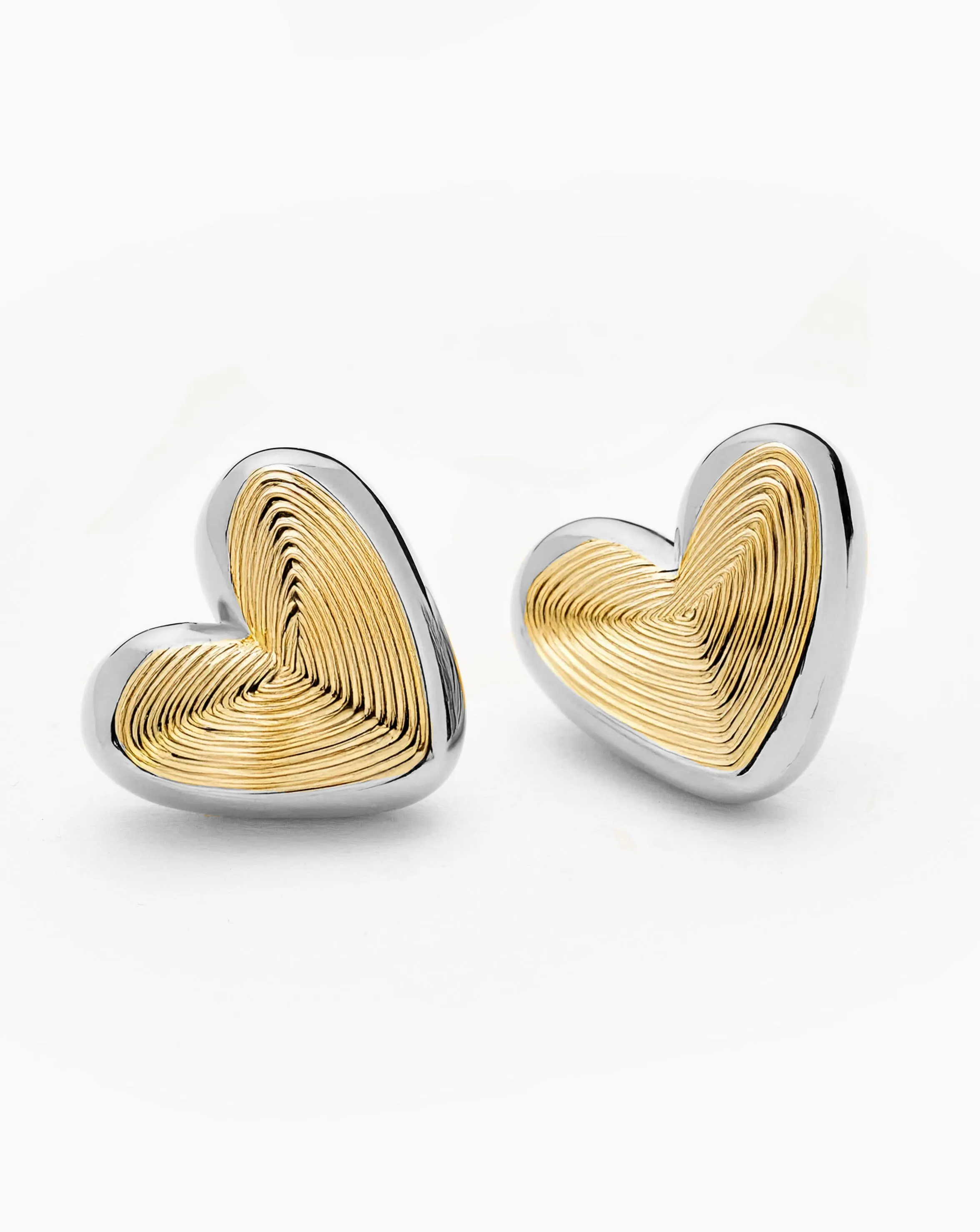 Eléa Chunky Heart Earrings sold by Bonheur Jewelry product image thumbnail 2