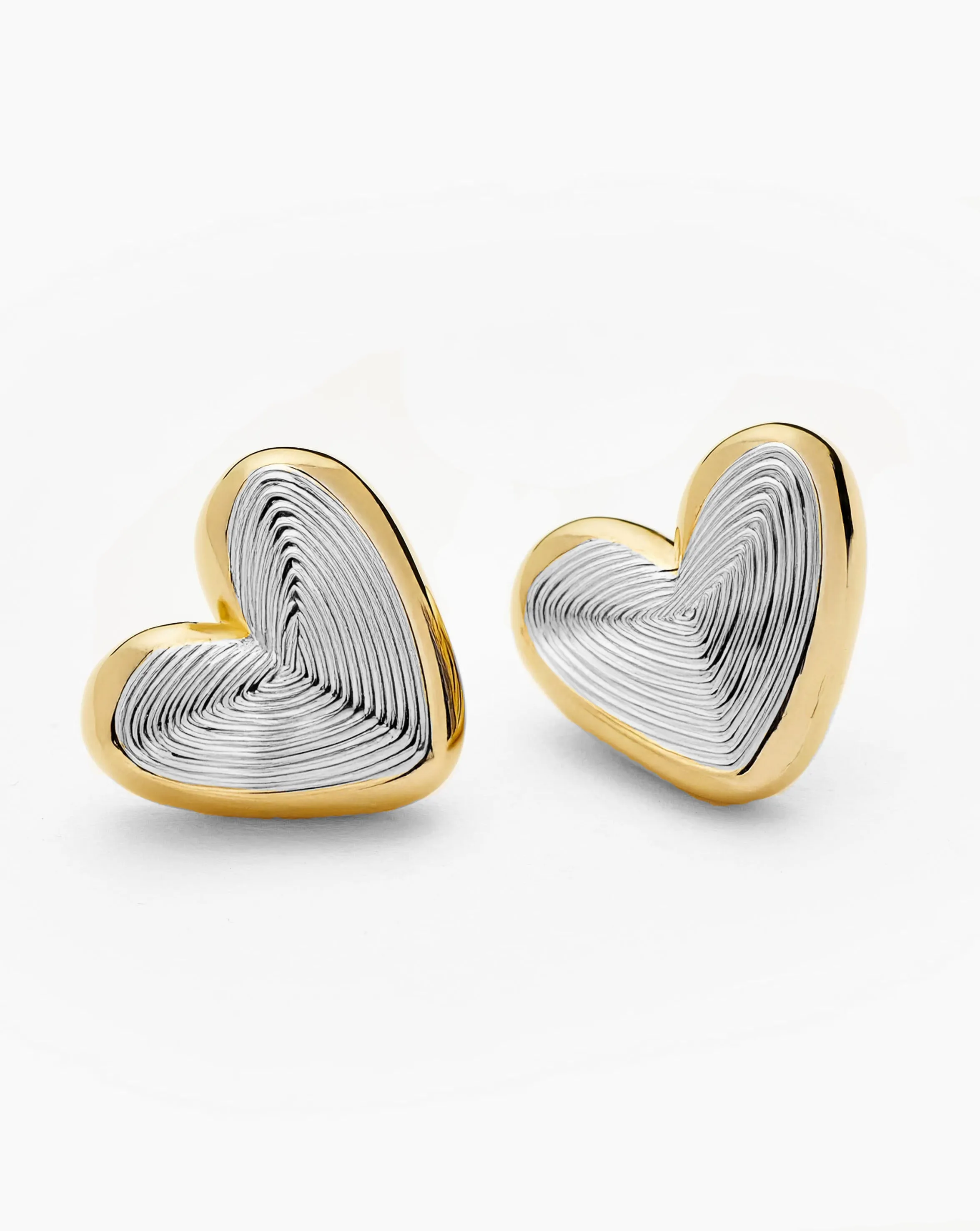 Eléa Chunky Heart Earrings sold by Bonheur Jewelry