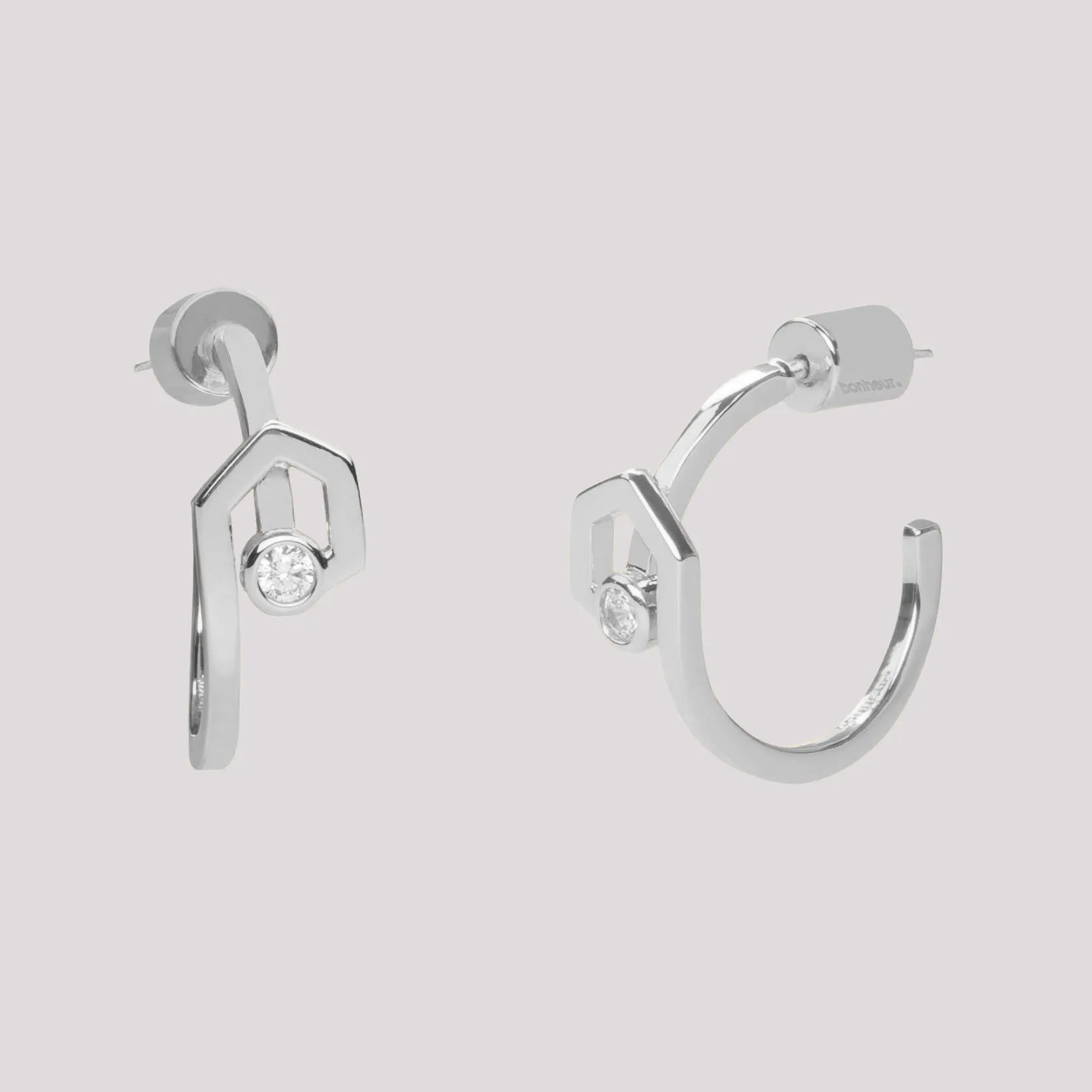 Julien Small Hoops sold by Bonheur Jewelry product image thumbnail 3