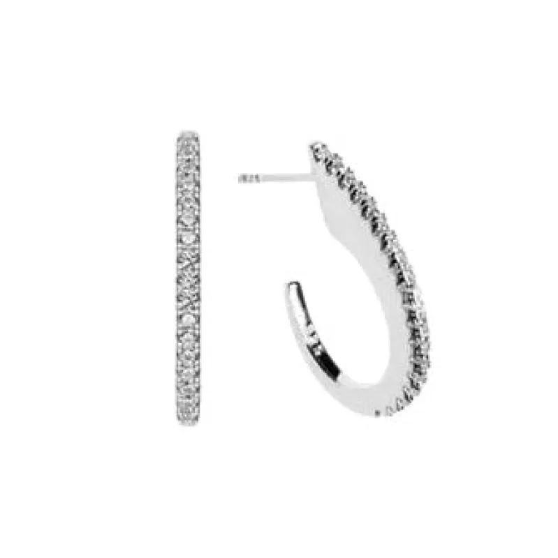 Kimmy J Hoop Earrings sold by Bonheur Jewelry