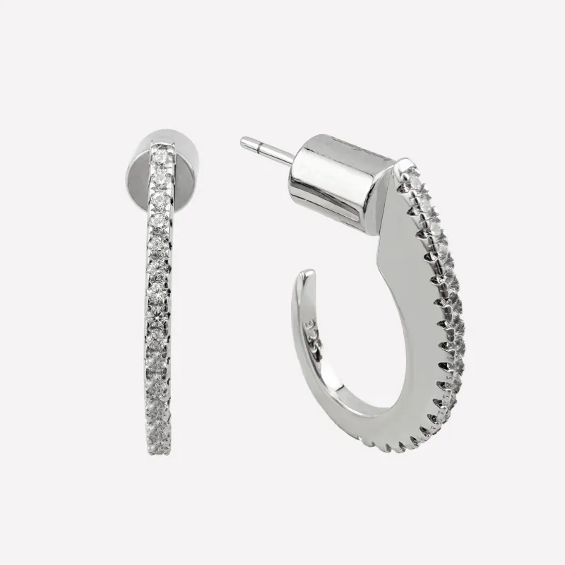 Kimmy J Small Hoop Earrings made by Bonheur Jewelry