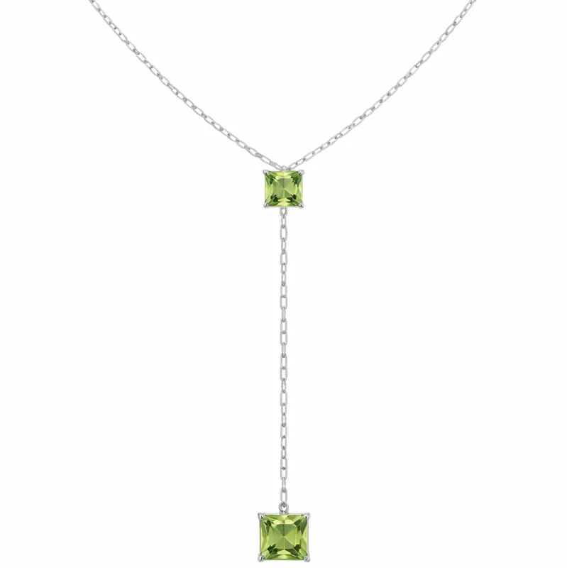 Mayfair Silver Y Chain Necklace sold by Bonheur Jewelry