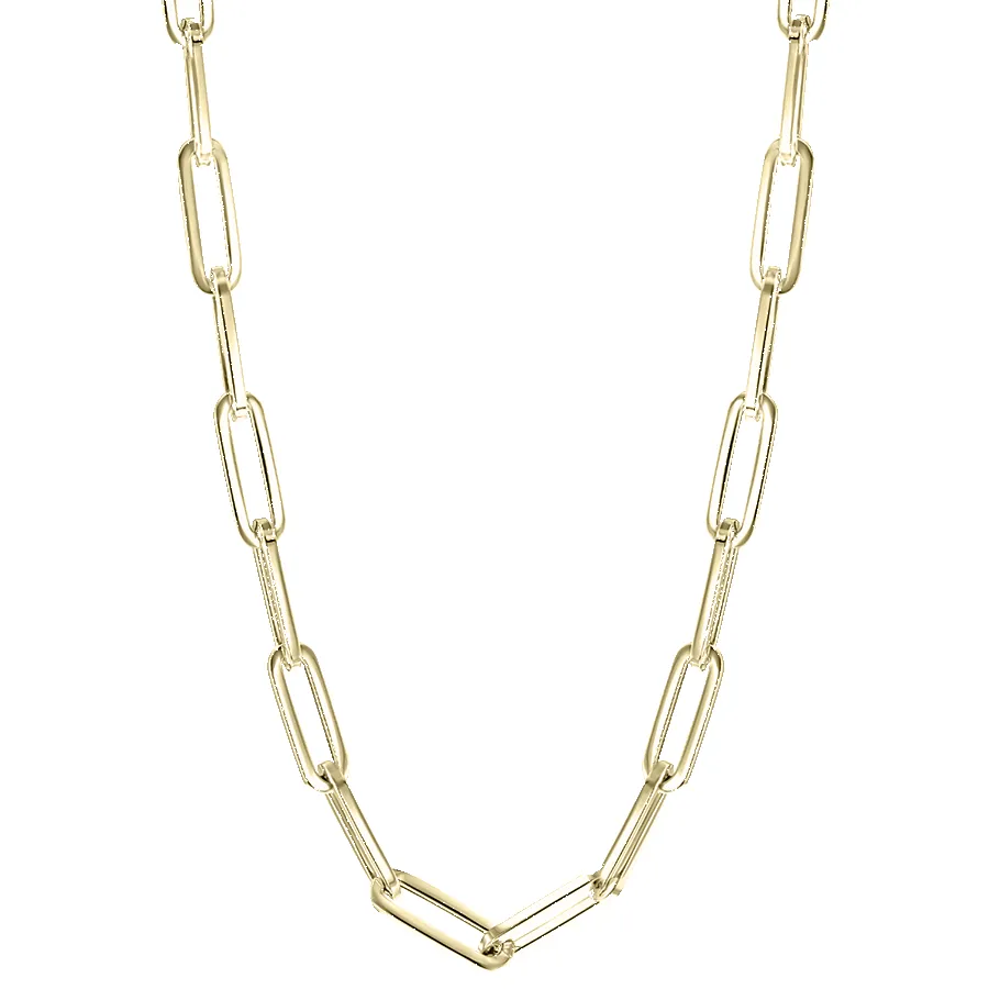 Liz Gold Thick Chain Necklace sold by Bonheur Jewelry