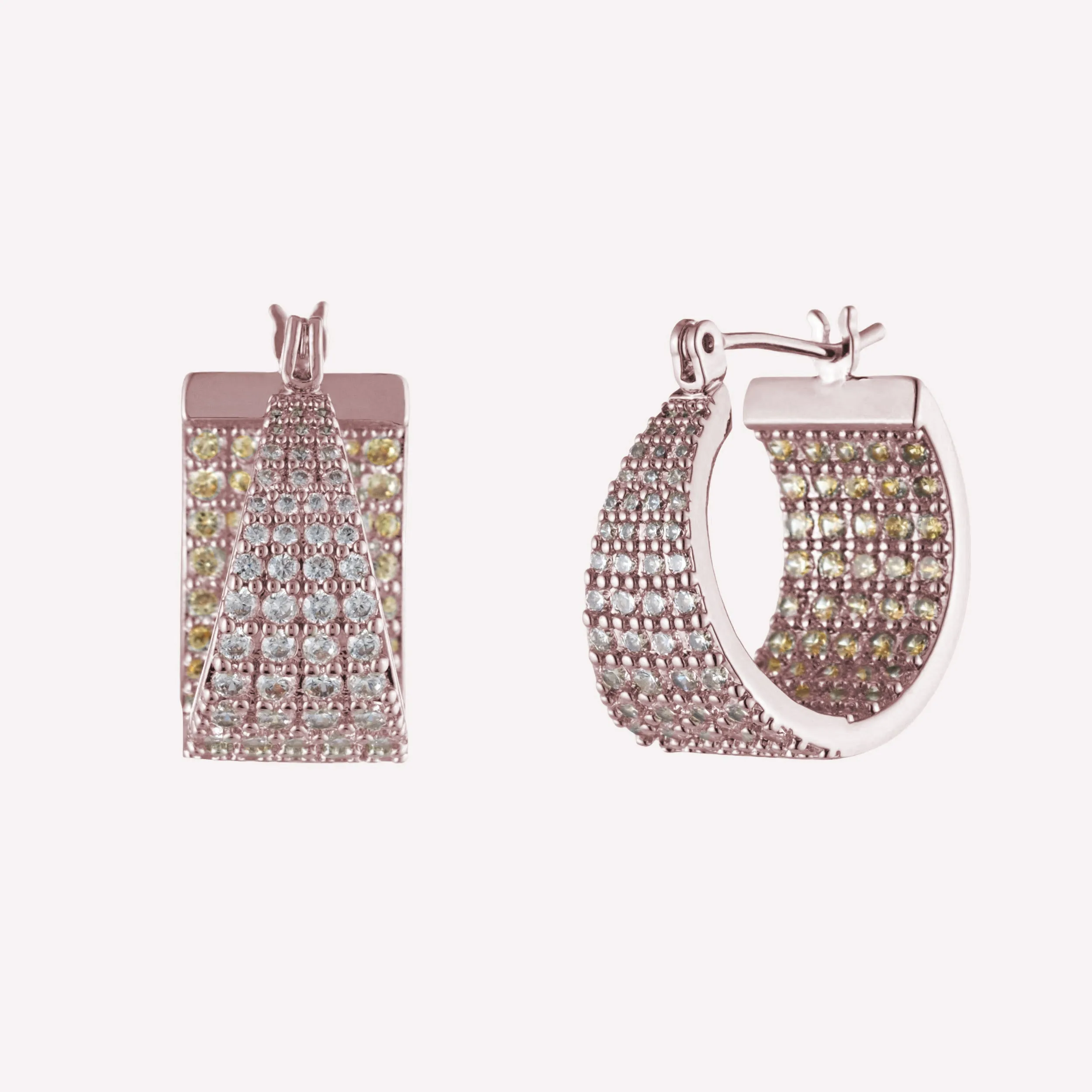 Monet Inside Out Hoops sold by Bonheur Jewelry product image thumbnail 5