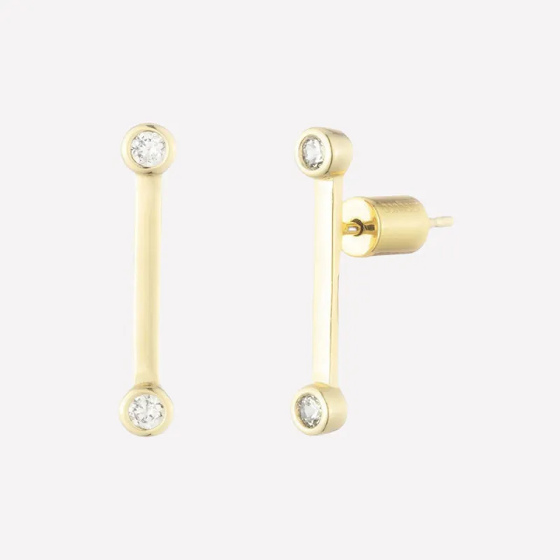 Diana Everyday Studs sold by Bonheur Jewelry