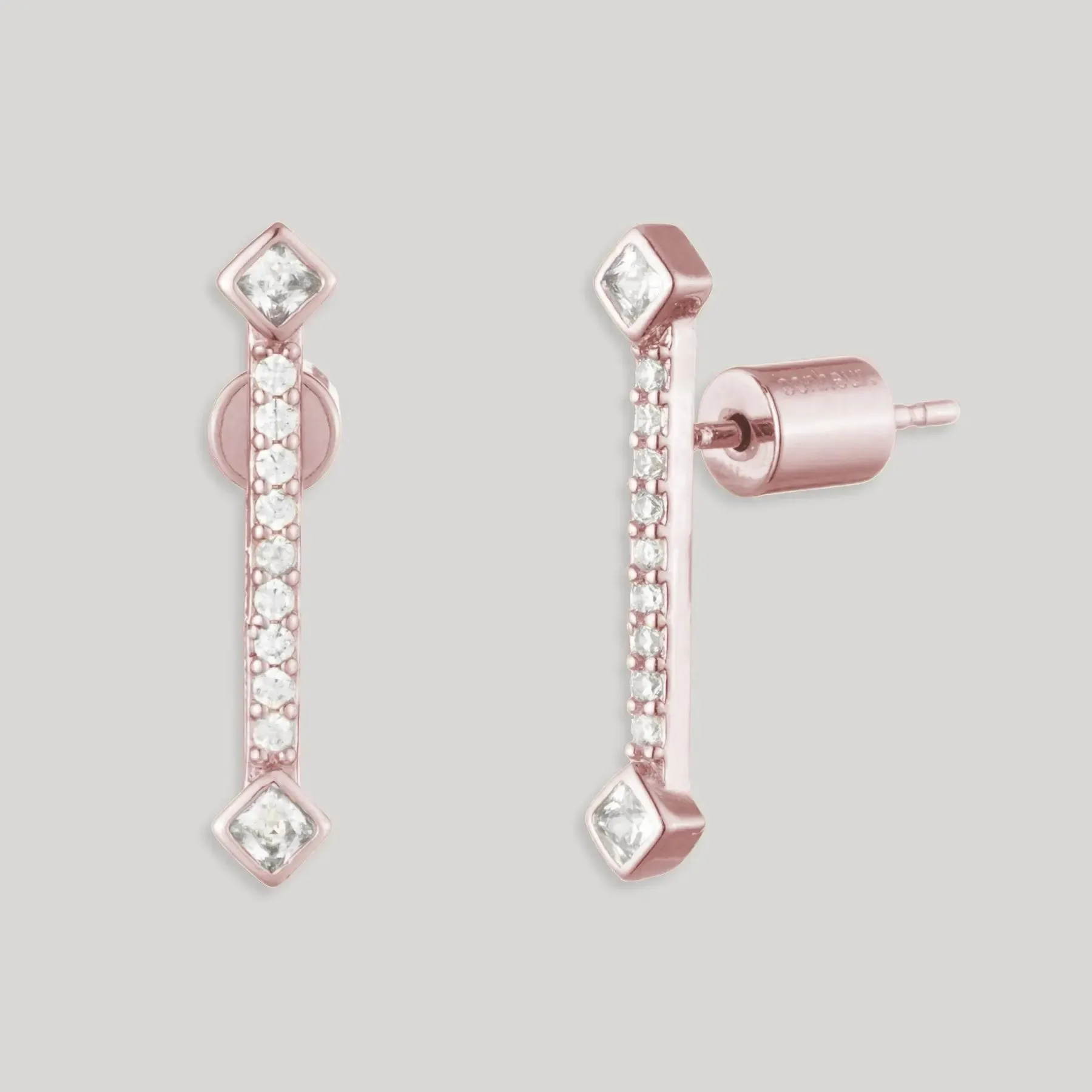 Gabrielle Crystal Stud Earrings sold by Bonheur Jewelry product image thumbnail 5