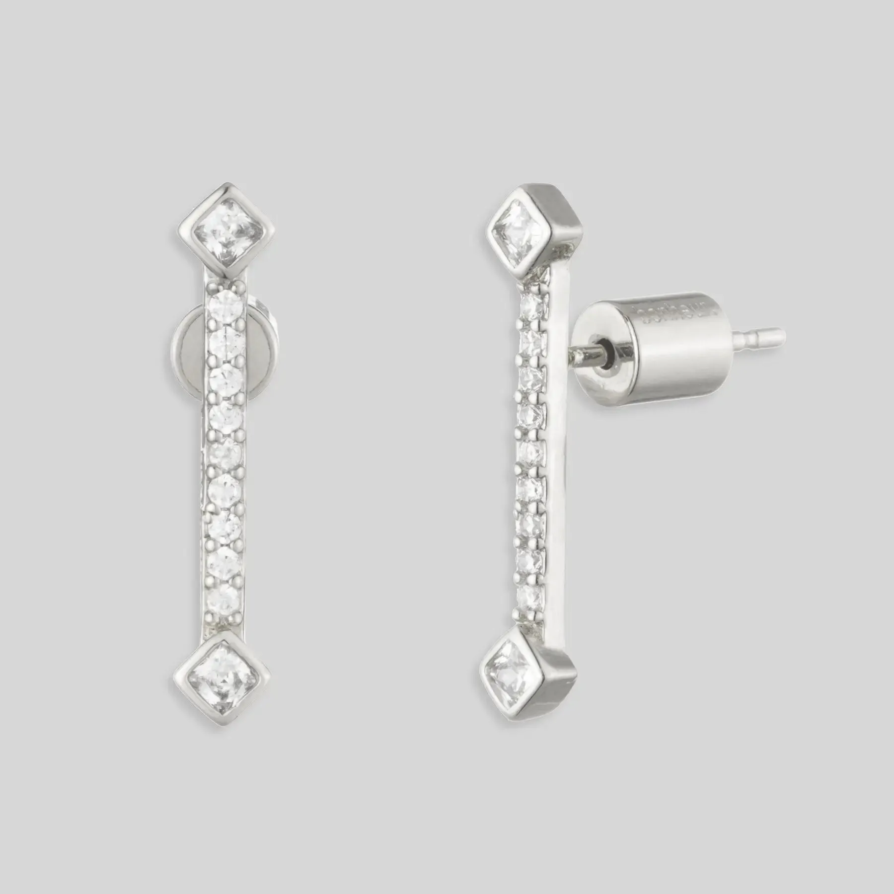 Gabrielle Crystal Stud Earrings sold by Bonheur Jewelry product image thumbnail 4