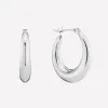 Puffed Hoop Earrings sold by Bonheur Jewelry