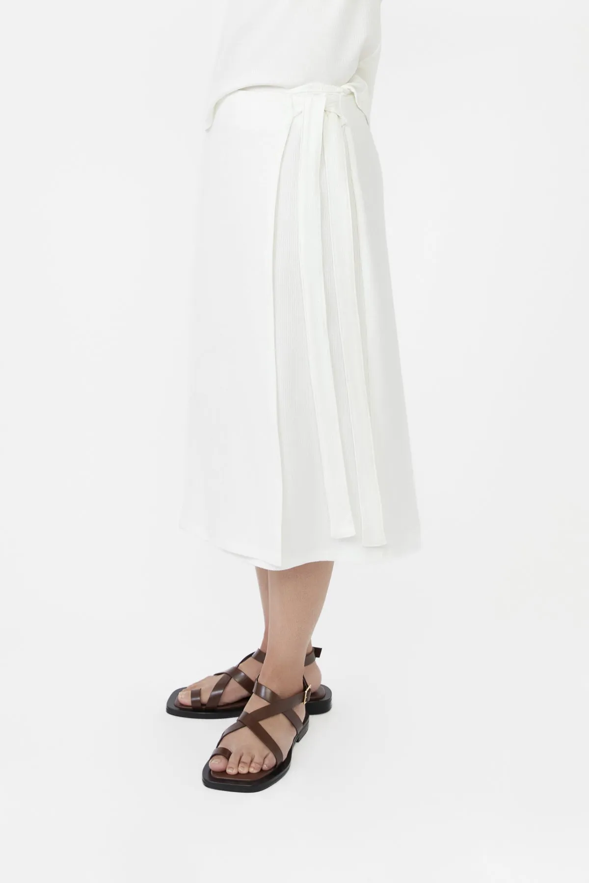 Modal Rib Knit Wrap Skirt sold by Dal the Label product image thumbnail 4