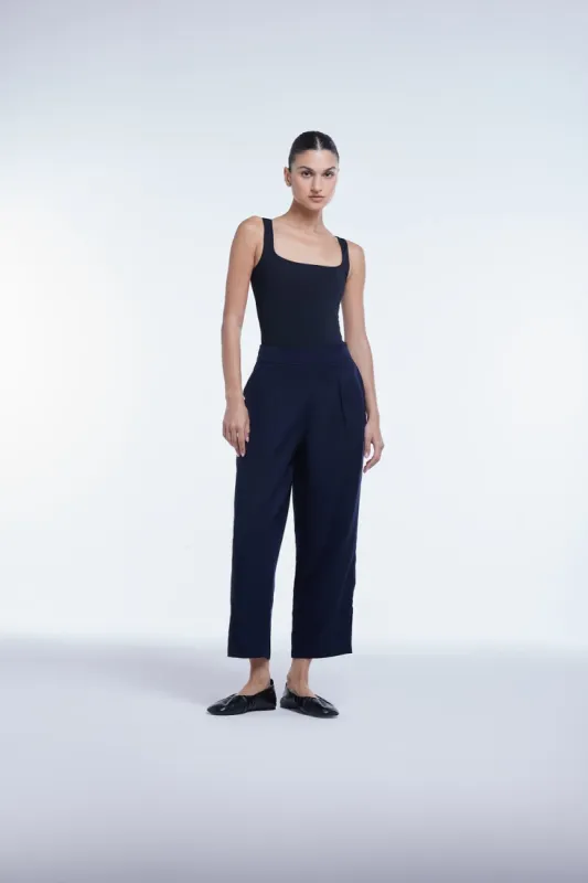 Tencel Mid-Rise Tapered Pants sold by Dal the Label