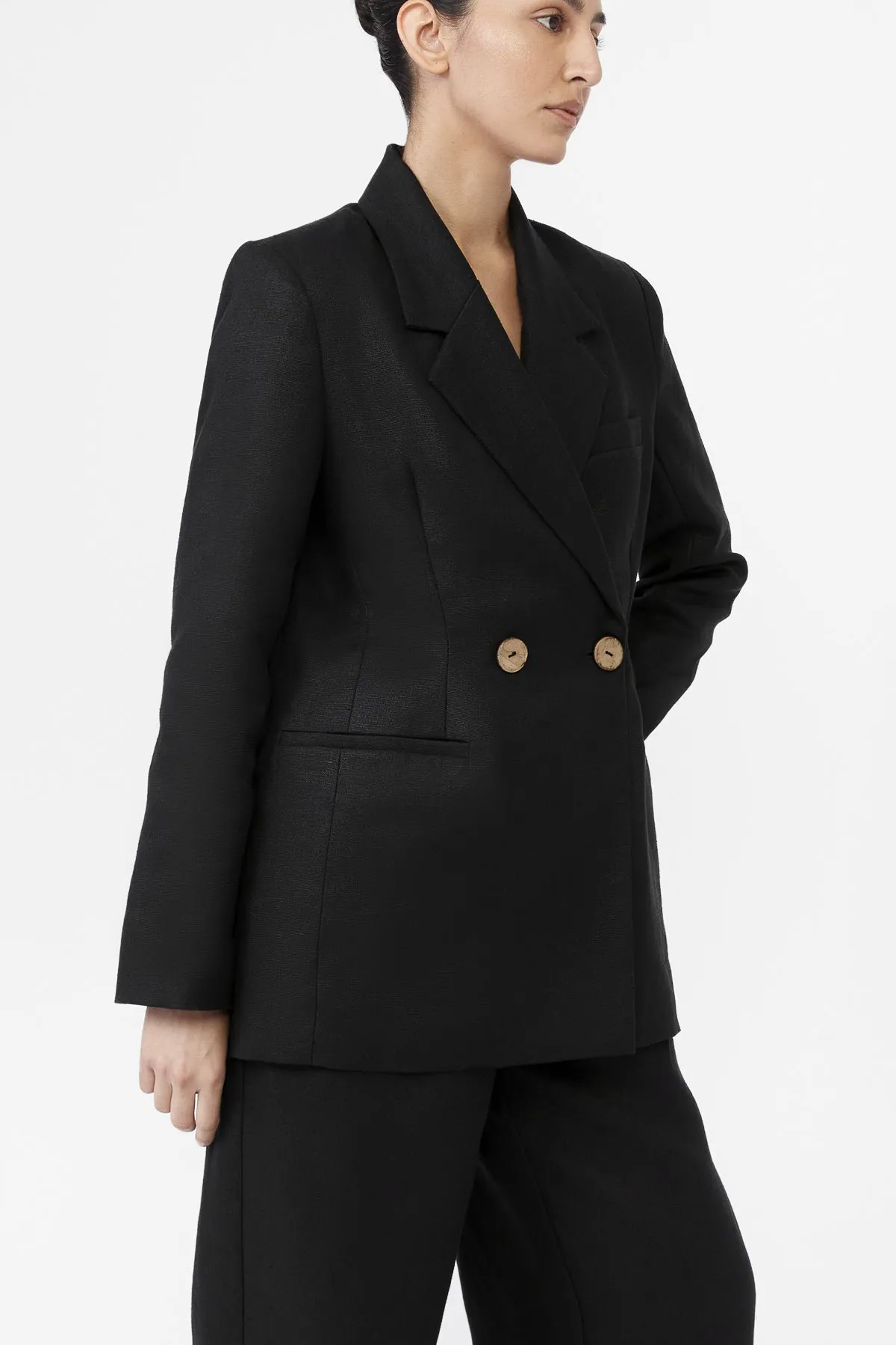 The Hemp Double-Breasted Blazer sold by Dal the Label product image thumbnail 2