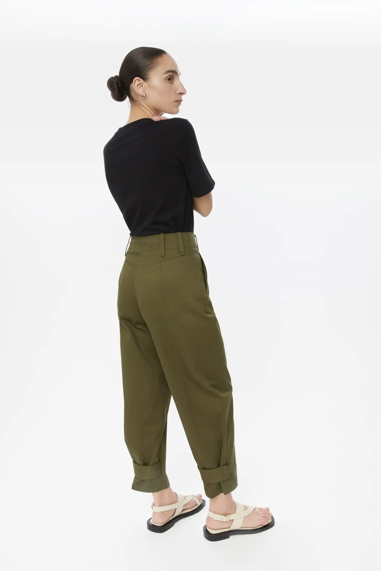 Canvas Cotton Utility Tapered Pants sold by Dal the Label product image thumbnail 3