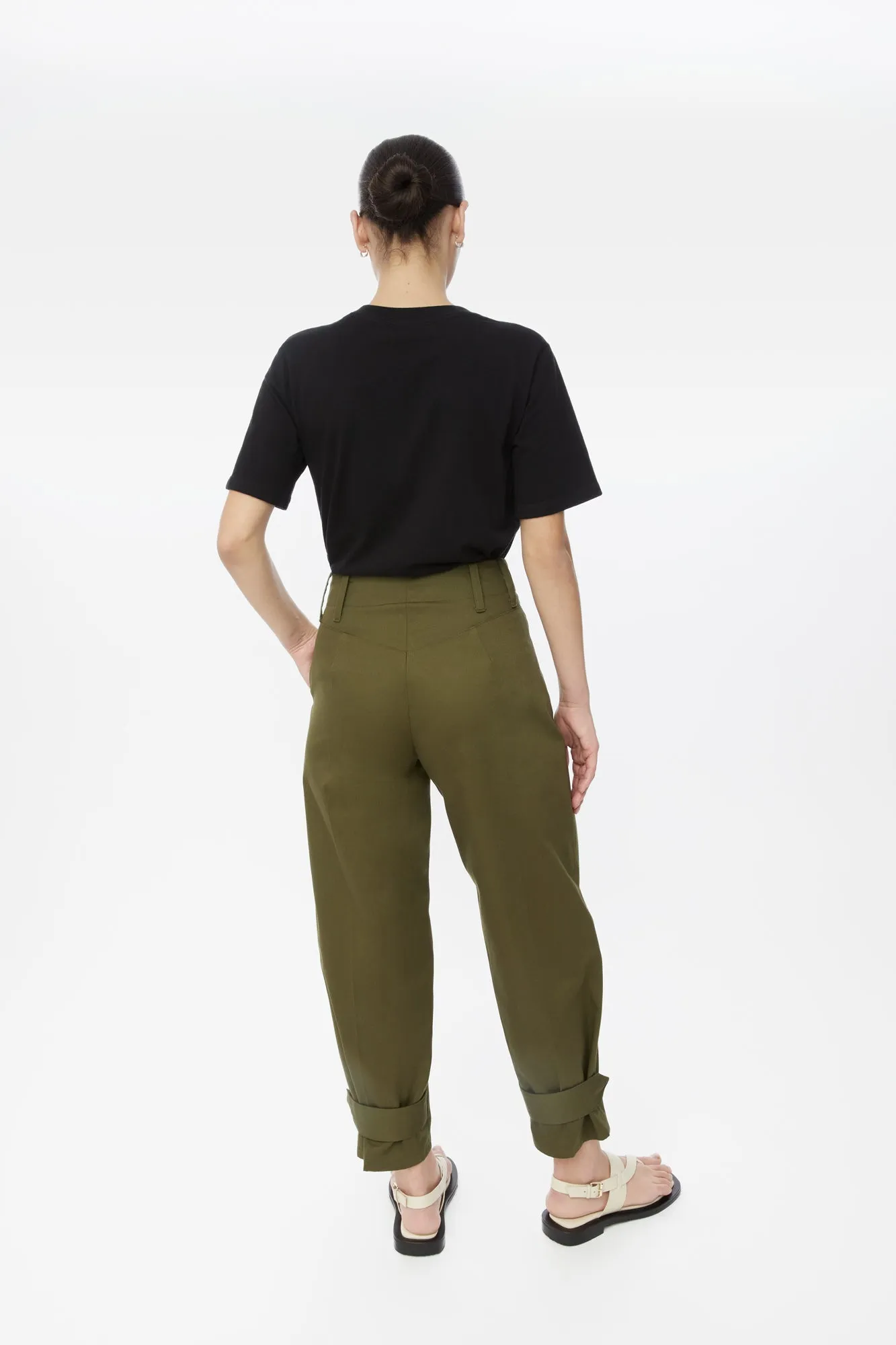 Canvas Cotton Utility Tapered Pants sold by Dal the Label product image thumbnail 4