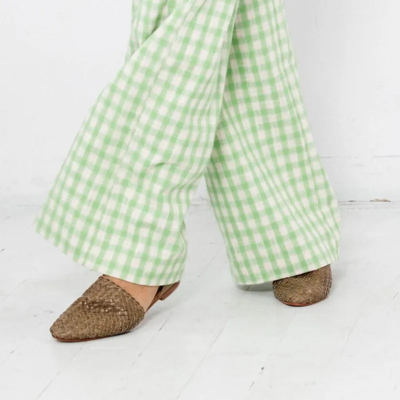 The Woven Flat [Olive] sold by Either/Or