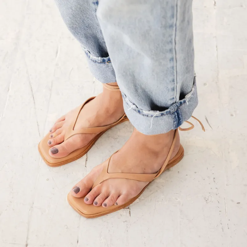 The Isla Sandal [Cognac] sold by Either/Or