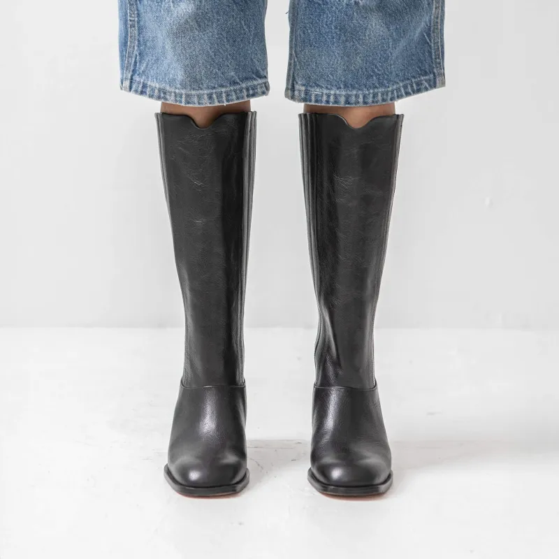 The Calf Boot [Black] sold by Either/Or