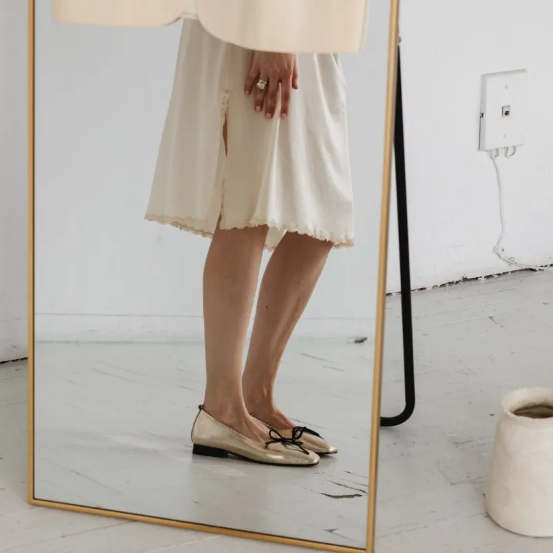 The Demi Ballet [Metallic] sold by Either/Or