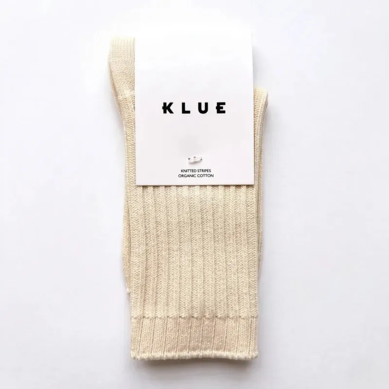 Organic Cotton Knit Sock [Natural] made by Either/Or
