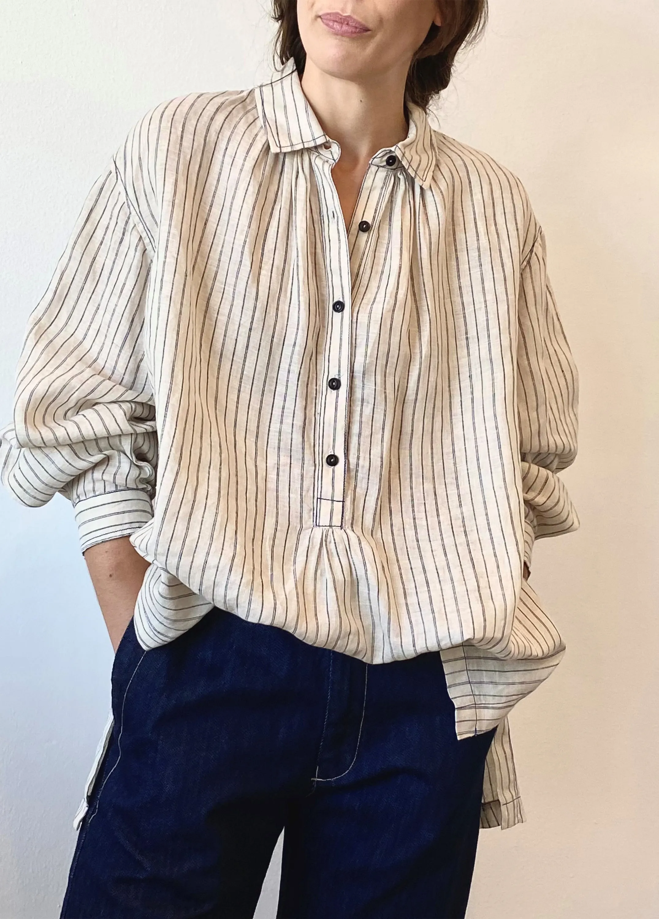 Linen Agnes Top sold by Flora Animalia product image thumbnail 3