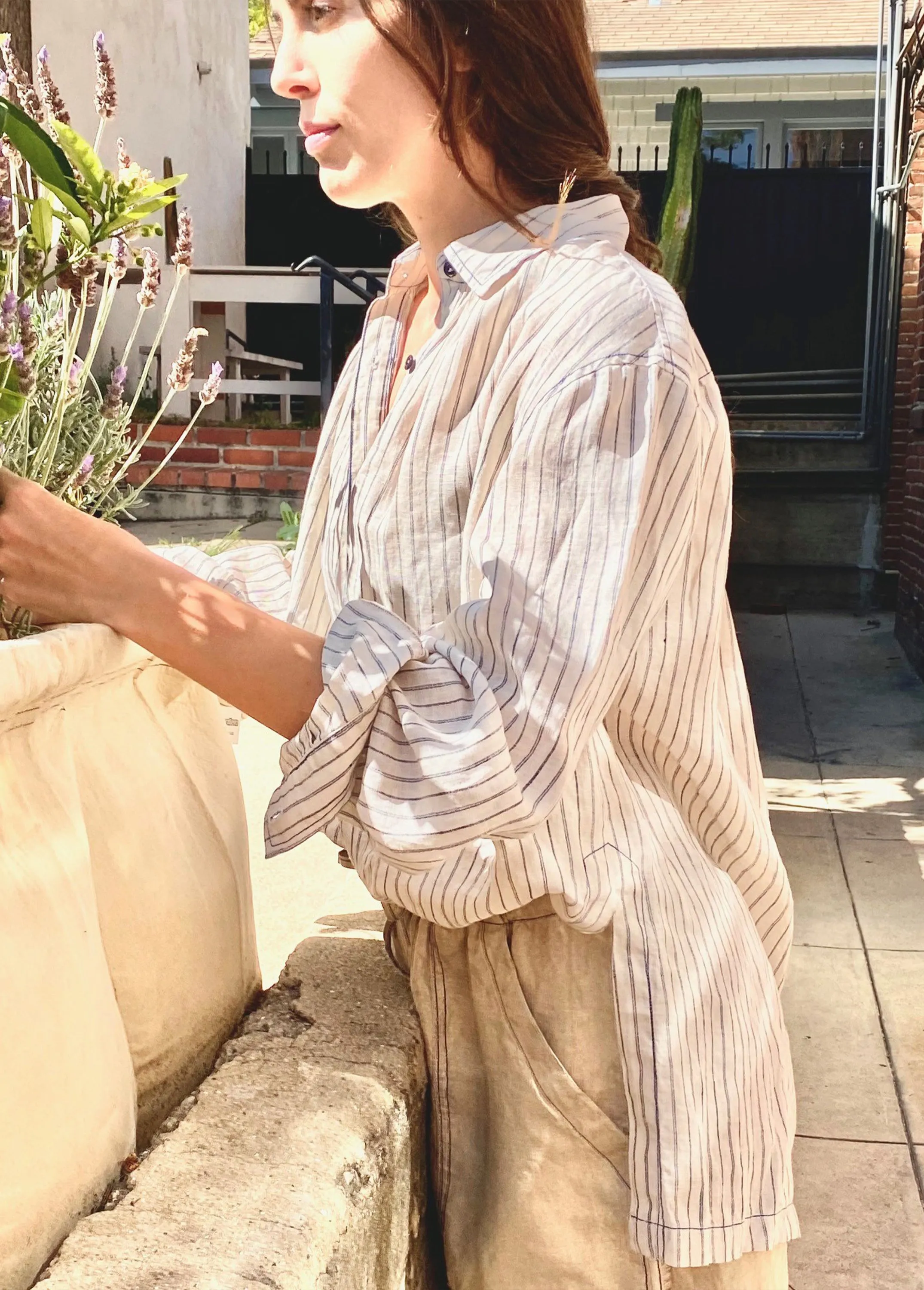 Linen Agnes Top sold by Flora Animalia product image thumbnail 5
