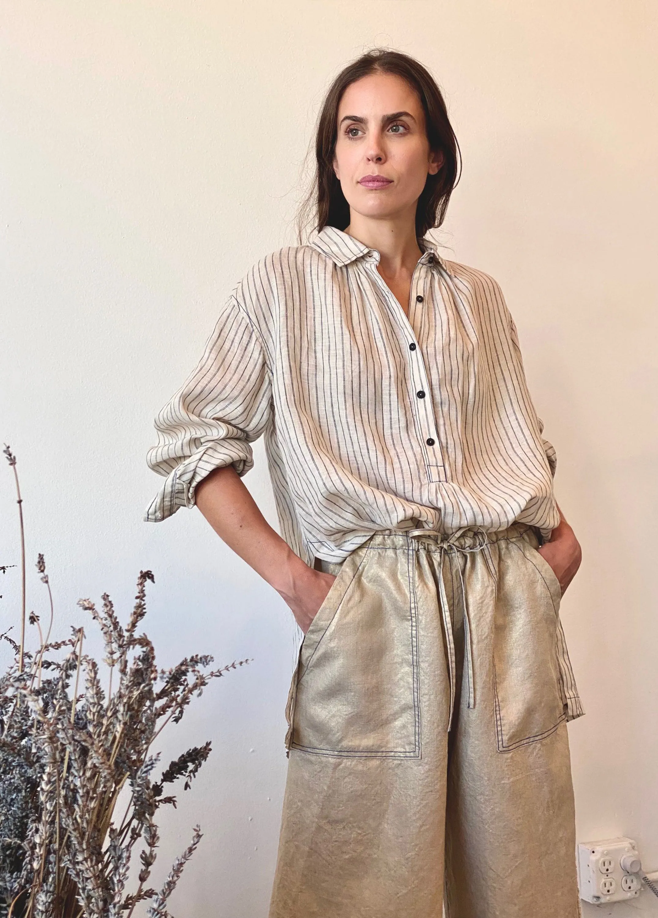 Linen Agnes Top sold by Flora Animalia