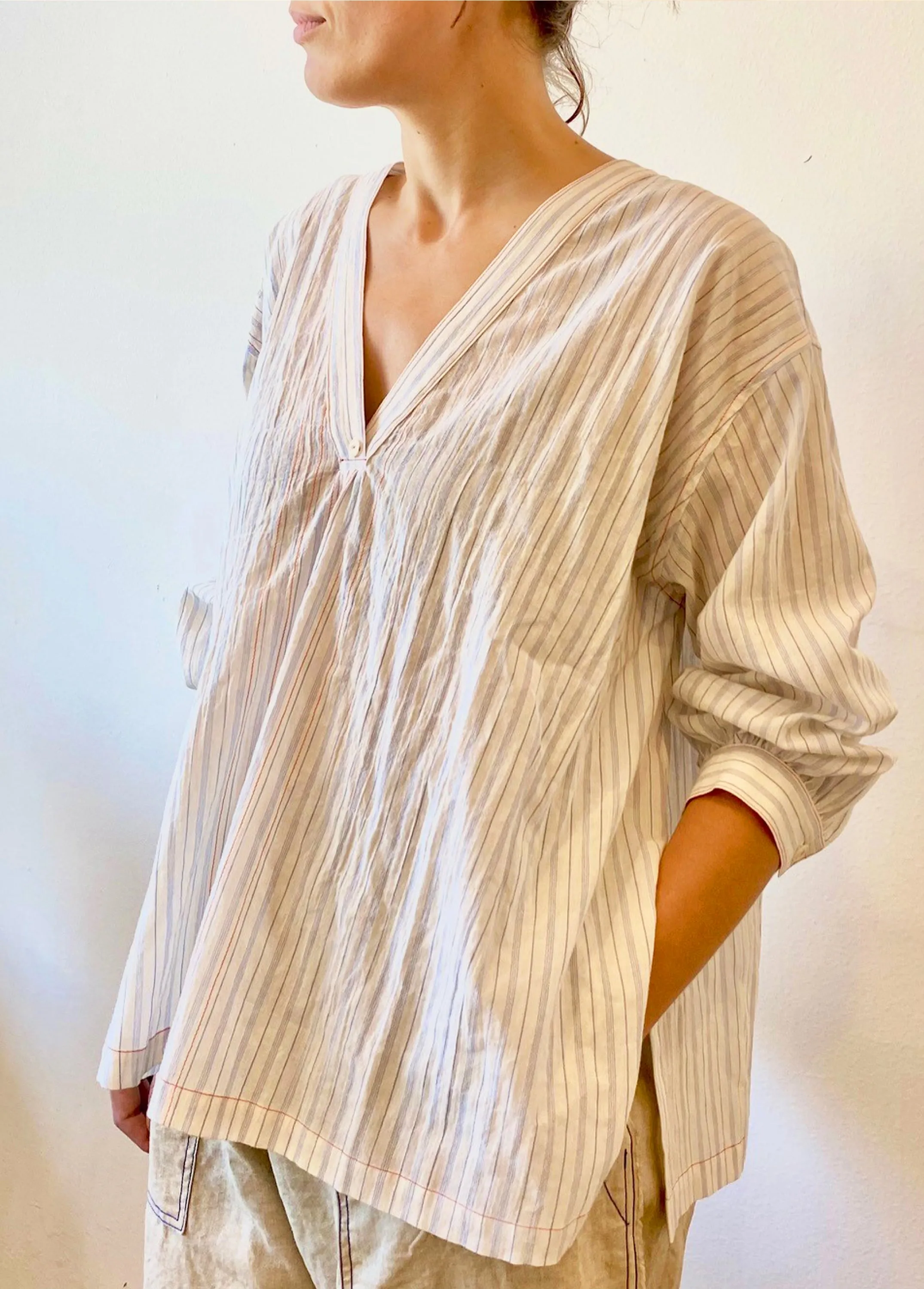 Cotton Summer Farmer's Smock sold by Flora Animalia product image thumbnail 2