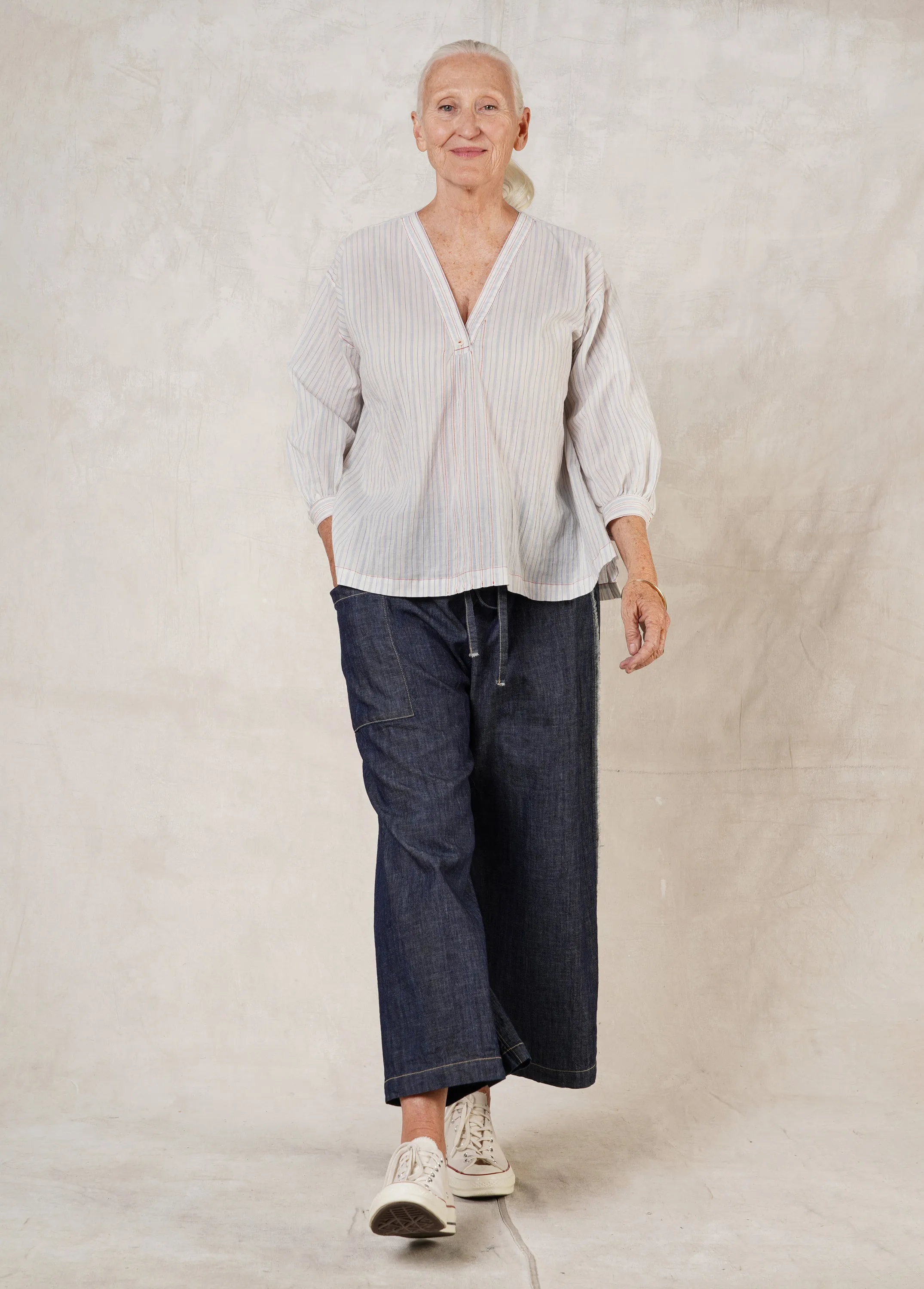 Cotton Summer Farmer's Smock sold by Flora Animalia product image thumbnail 4
