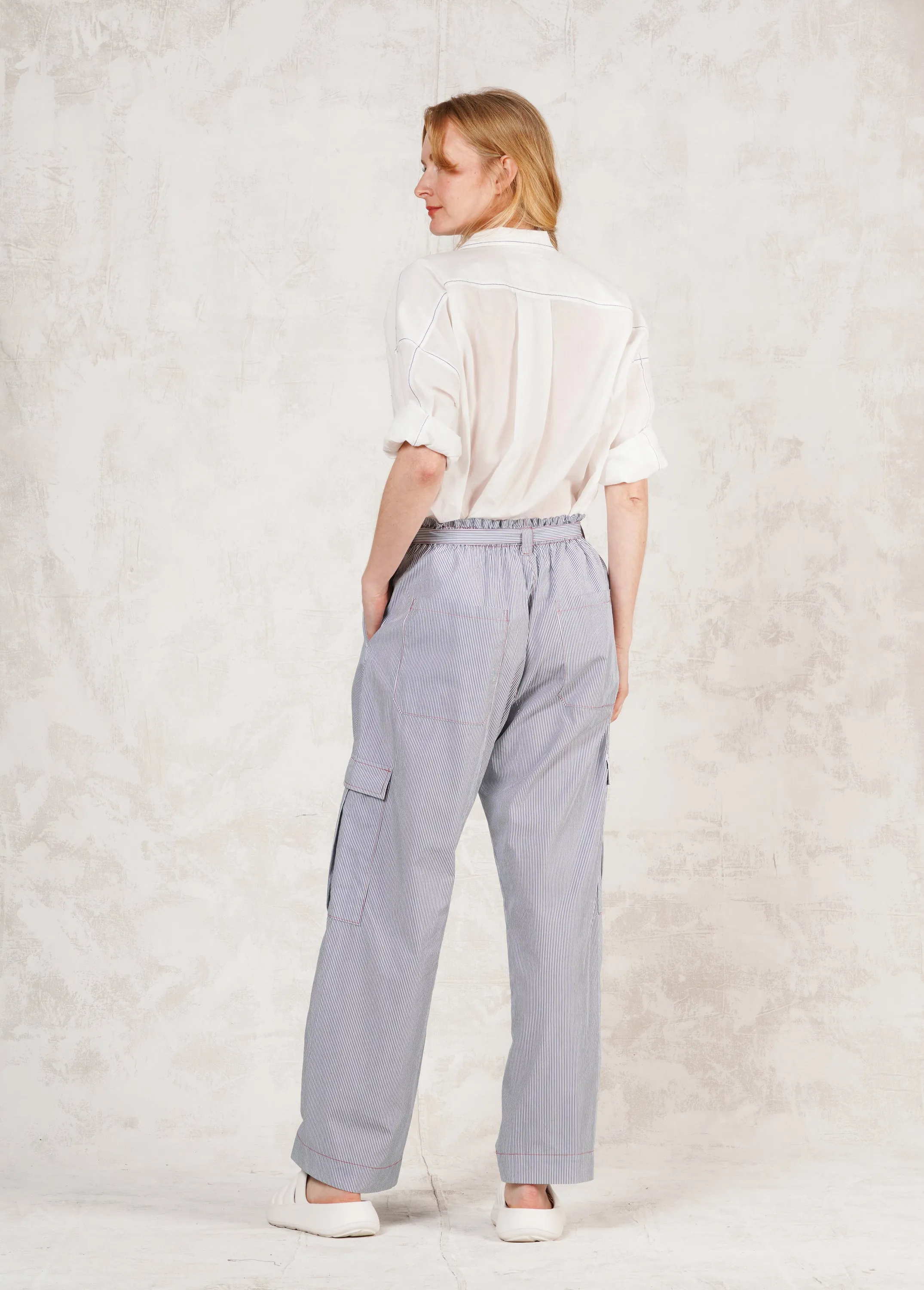 Worker's Pant Stripe sold by Flora Animalia product image thumbnail 5