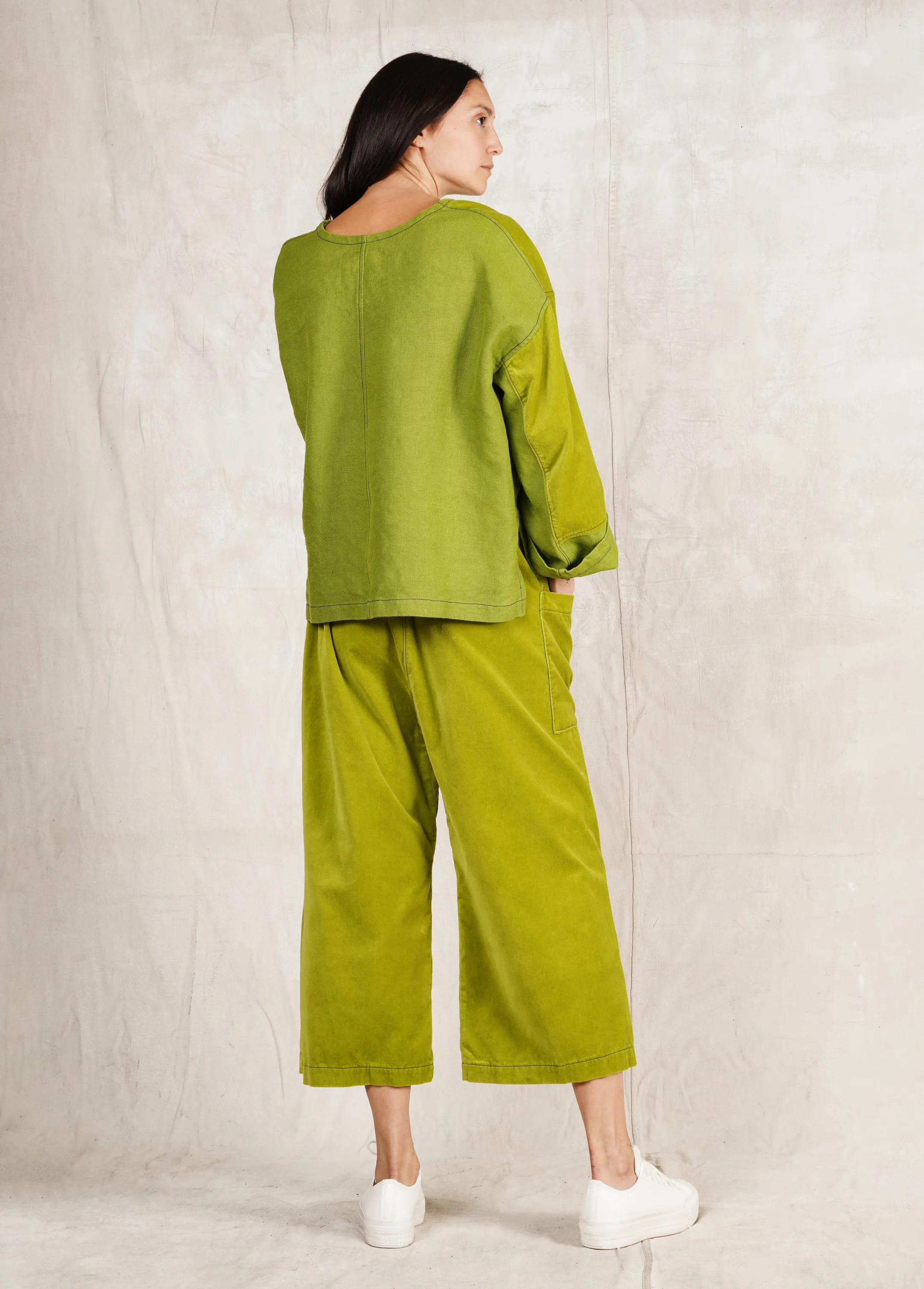 Velvet/Linen Harvest Tunic sold by Flora Animalia product image thumbnail 3