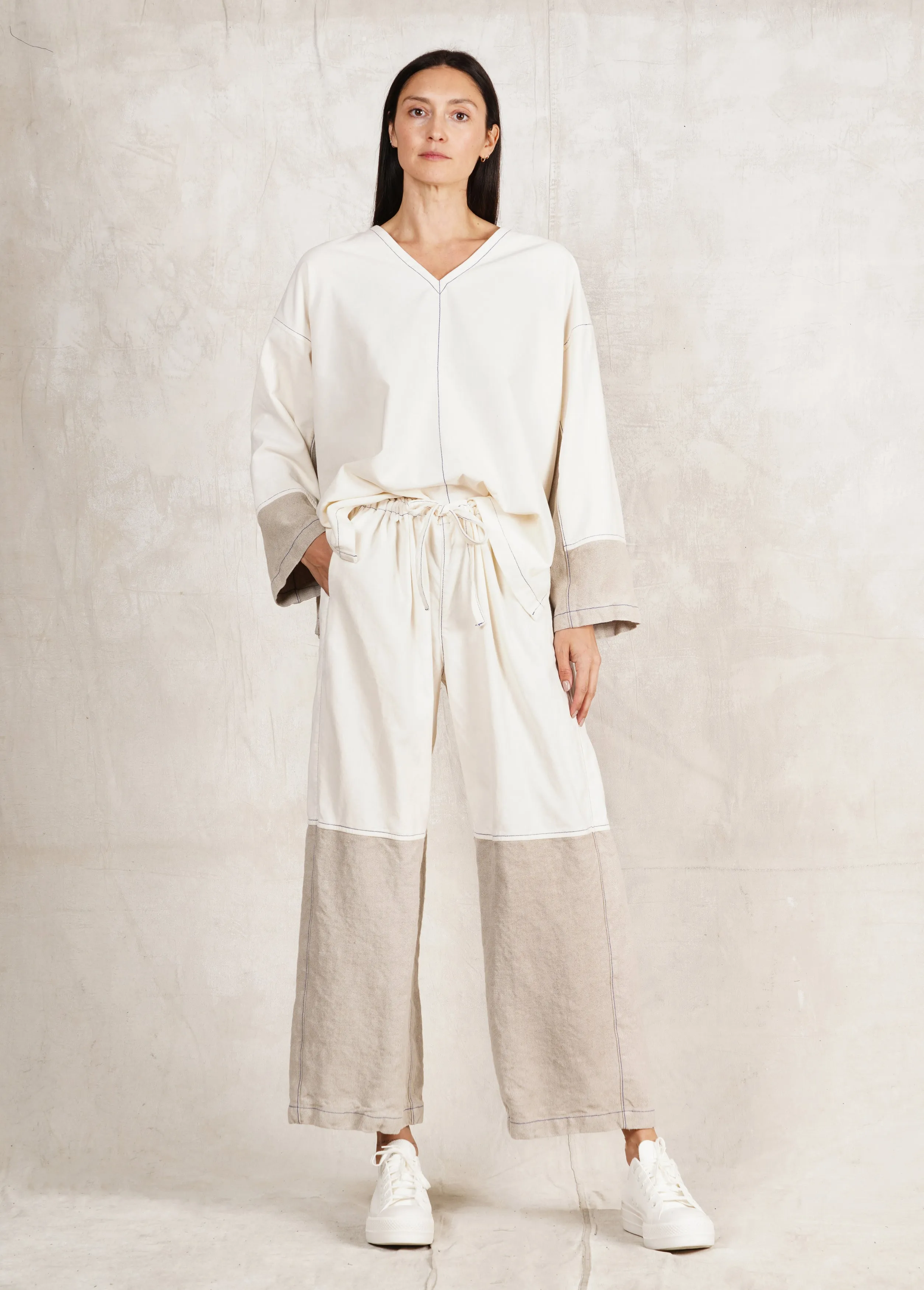 Velvet/Linen Harvest Tunic sold by Flora Animalia product image thumbnail 4