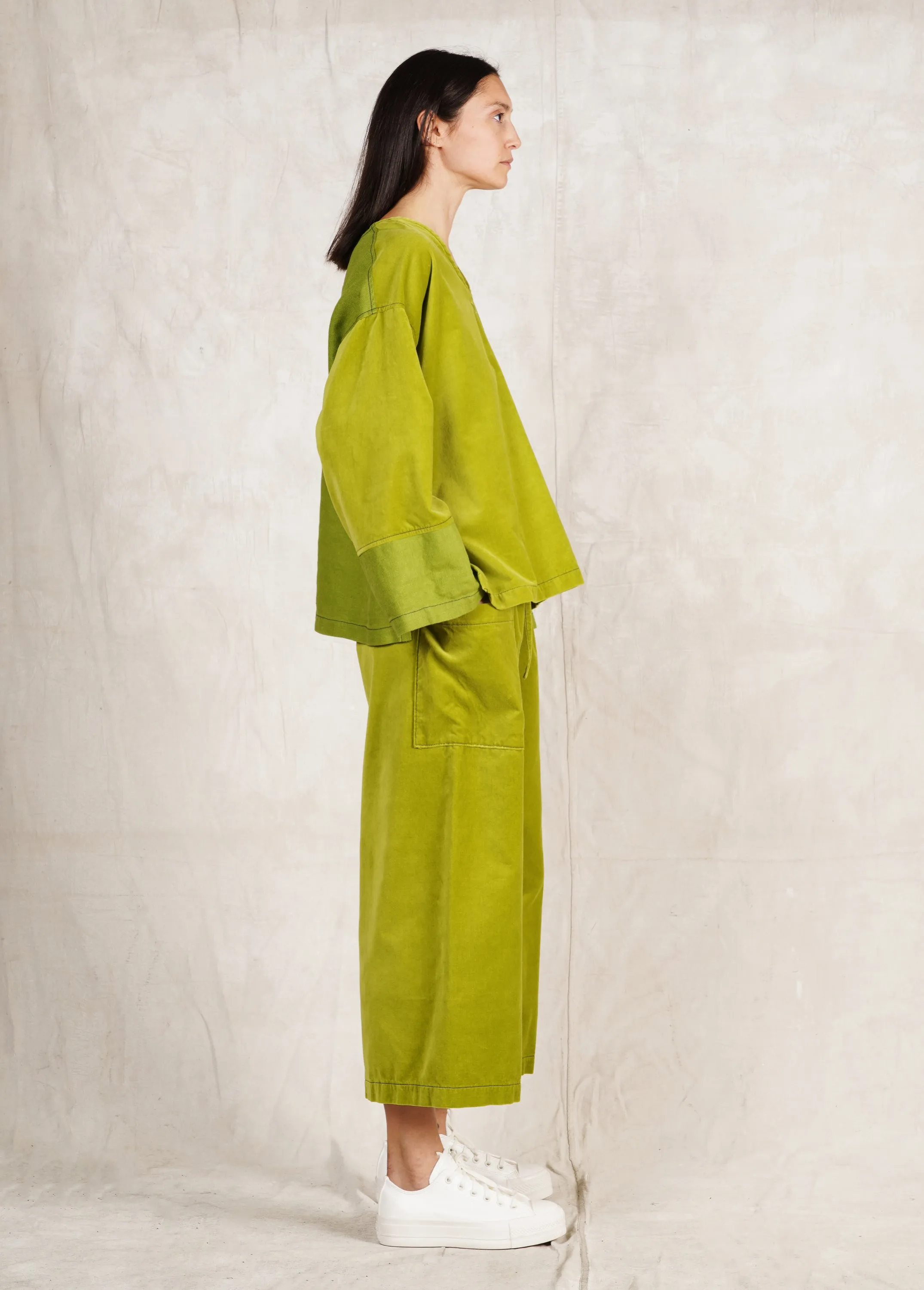 Velvet/Linen Harvest Tunic sold by Flora Animalia product image thumbnail 2