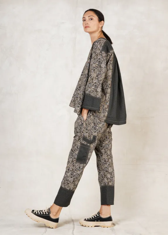 Printed Cotton  "Crop" Pant sold by Flora Animalia