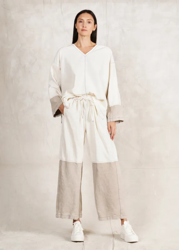 Velvet/Linen Gardener's Pant sold by Flora Animalia