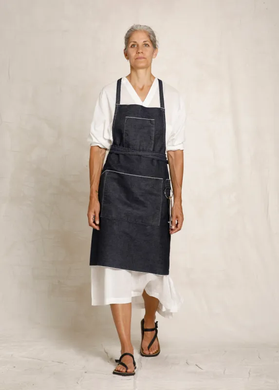 Denim Worker's Apron sold by Flora Animalia