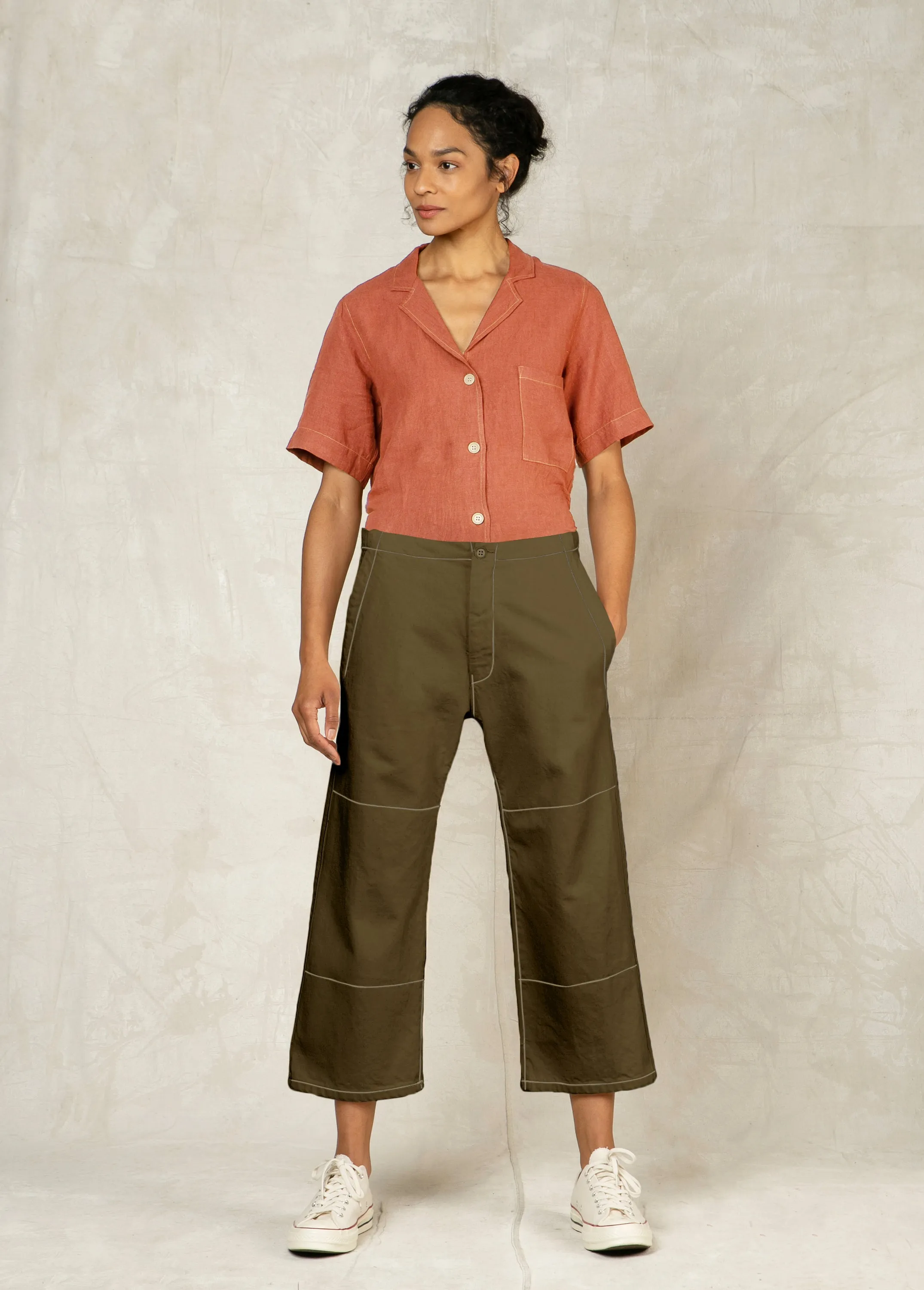 Cotton Twill Artist's Pant sold by Flora Animalia