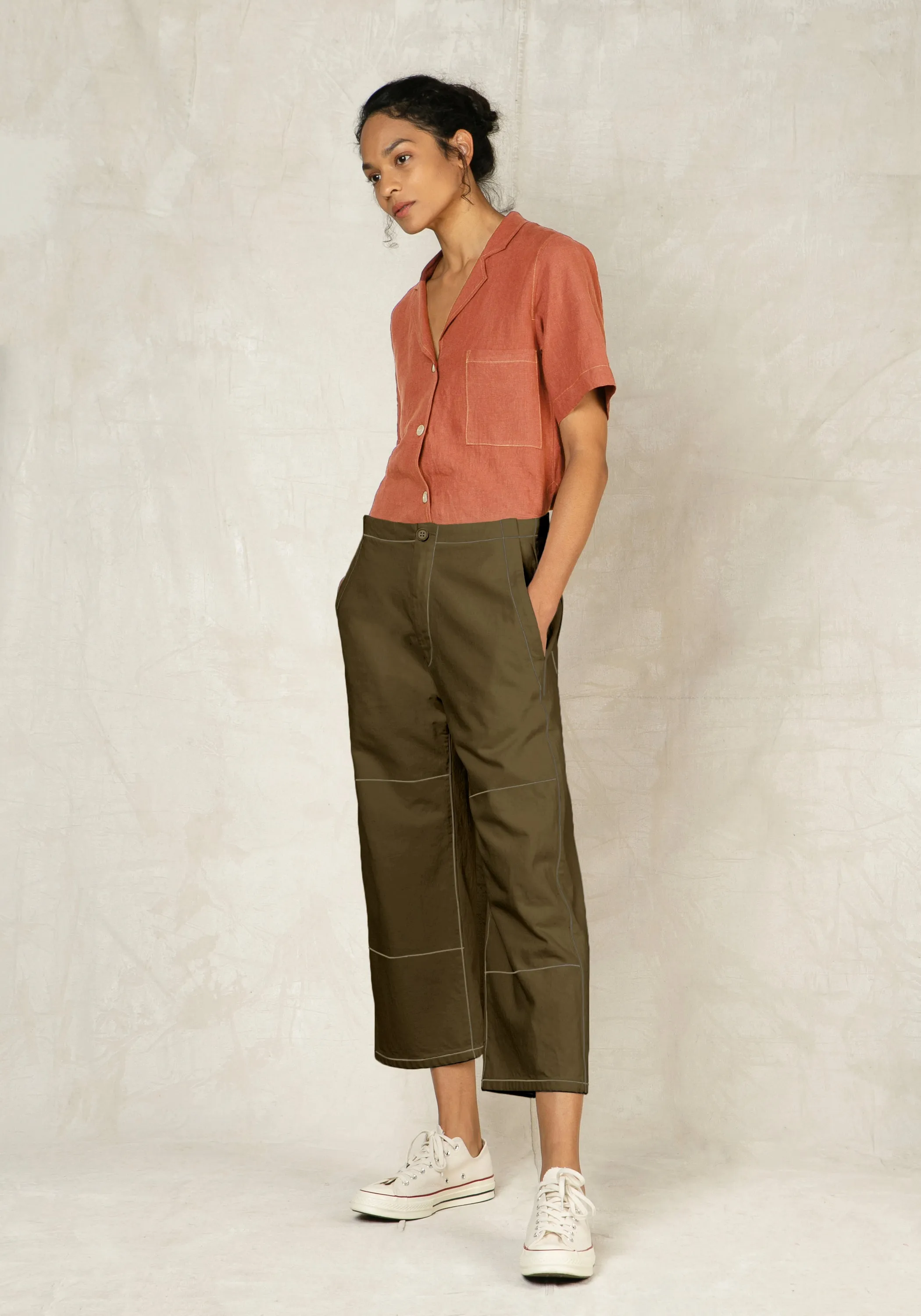 Cotton Twill Artist's Pant sold by Flora Animalia product image thumbnail 4