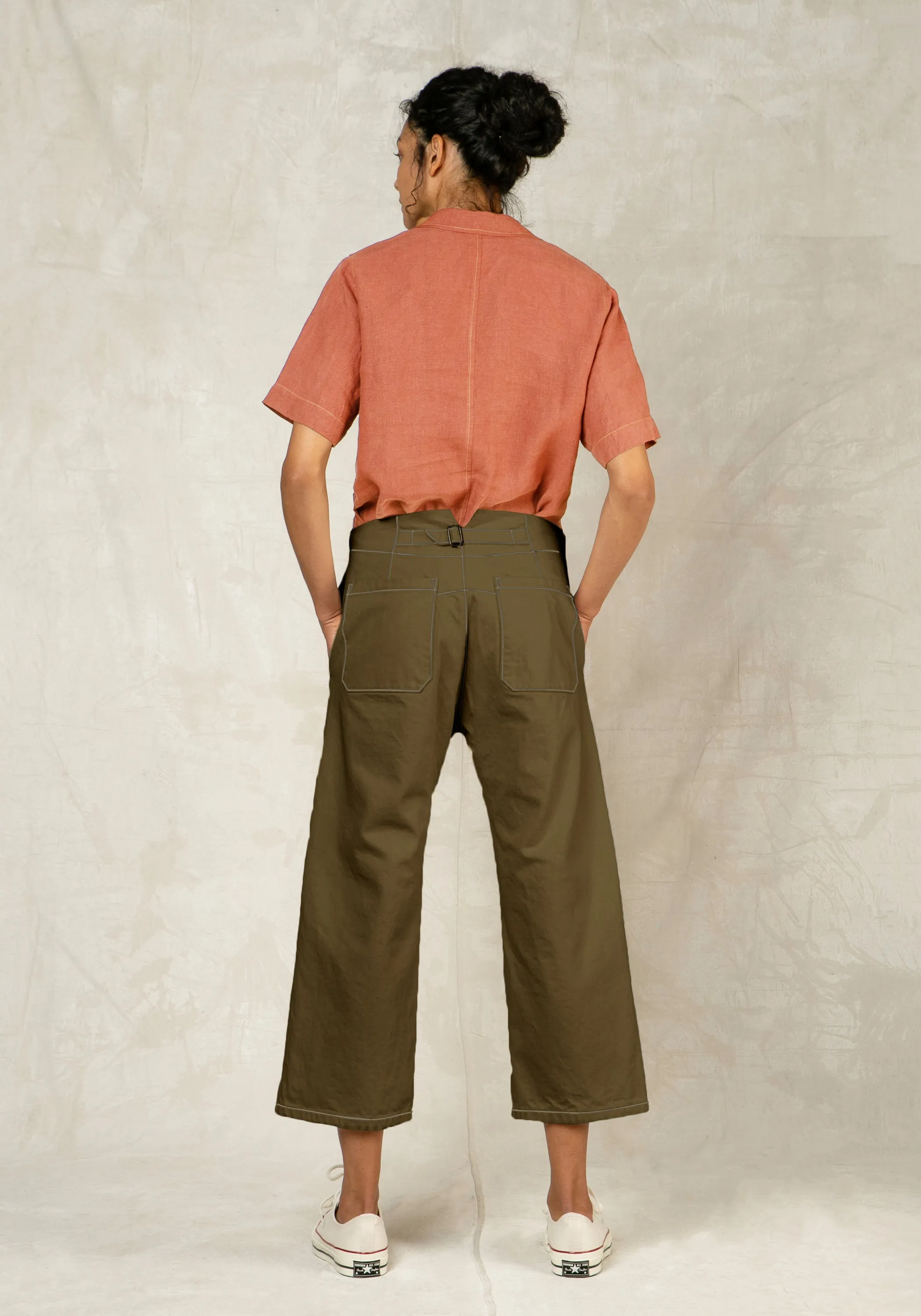 Cotton Twill Artist's Pant sold by Flora Animalia product image thumbnail 3