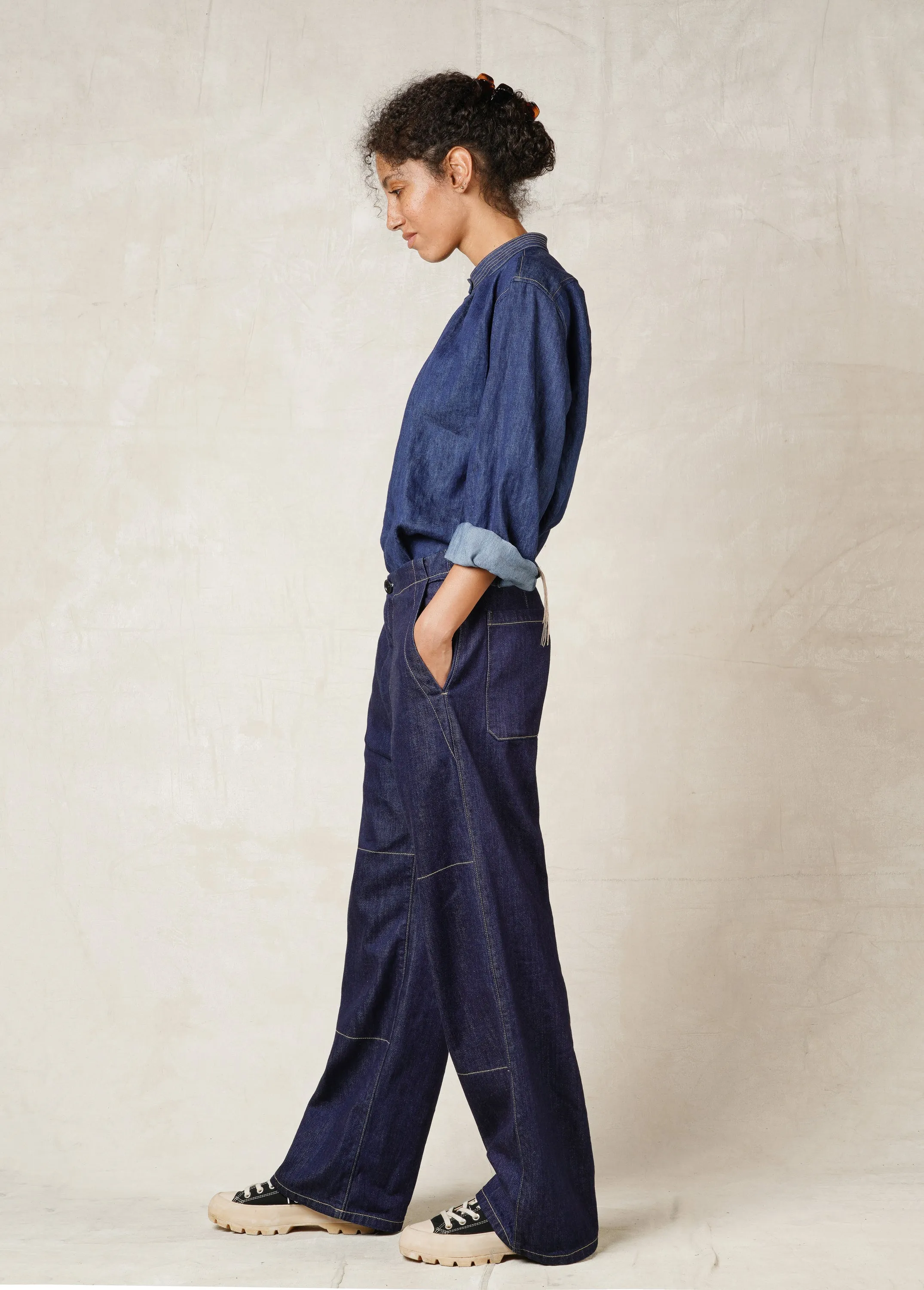 Denim New Artist's Pant sold by Flora Animalia product image thumbnail 3