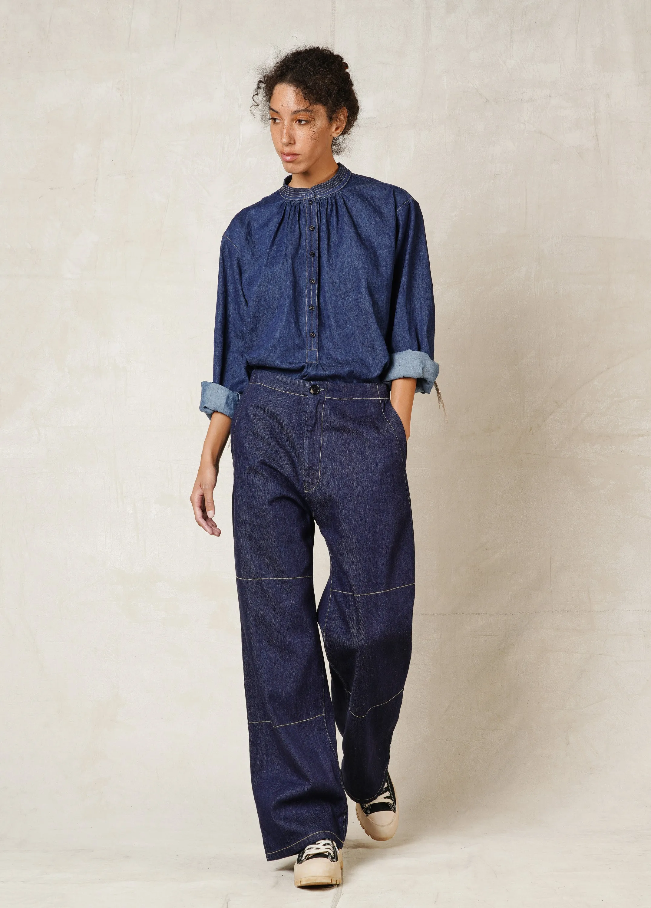 Denim New Artist's Pant sold by Flora Animalia