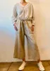 Natural Linen Picker's Pant sold by Flora Animalia