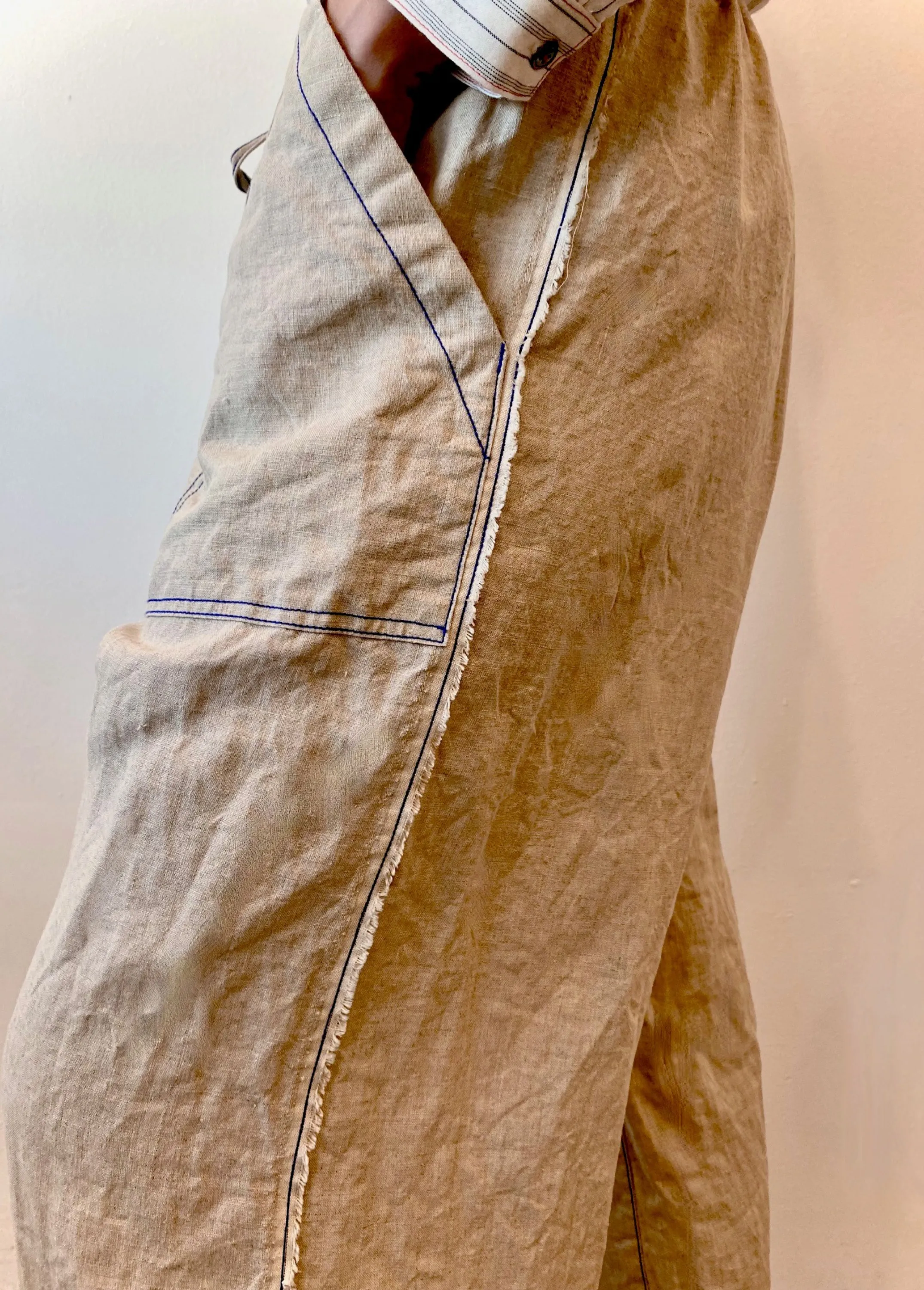 Linen Picker's Pant sold by Flora Animalia product image thumbnail 3