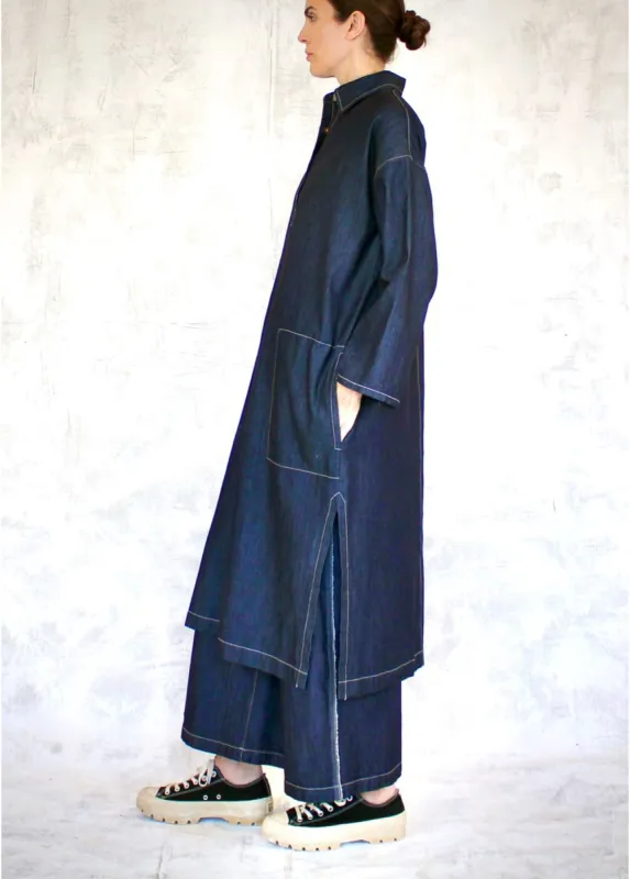 Denim Frida Dress sold by Flora Animalia