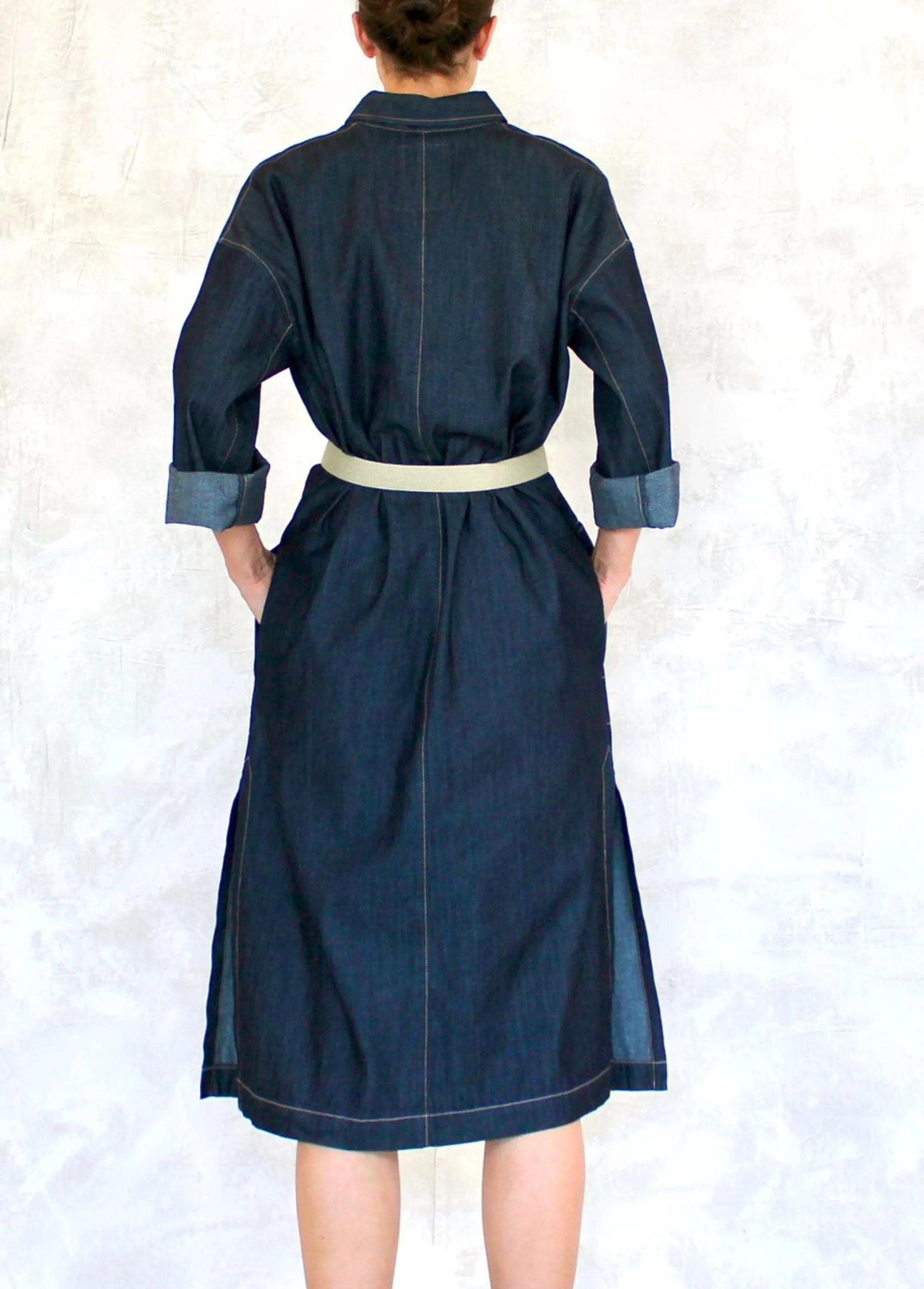 Denim Frida Dress sold by Flora Animalia product image thumbnail 5