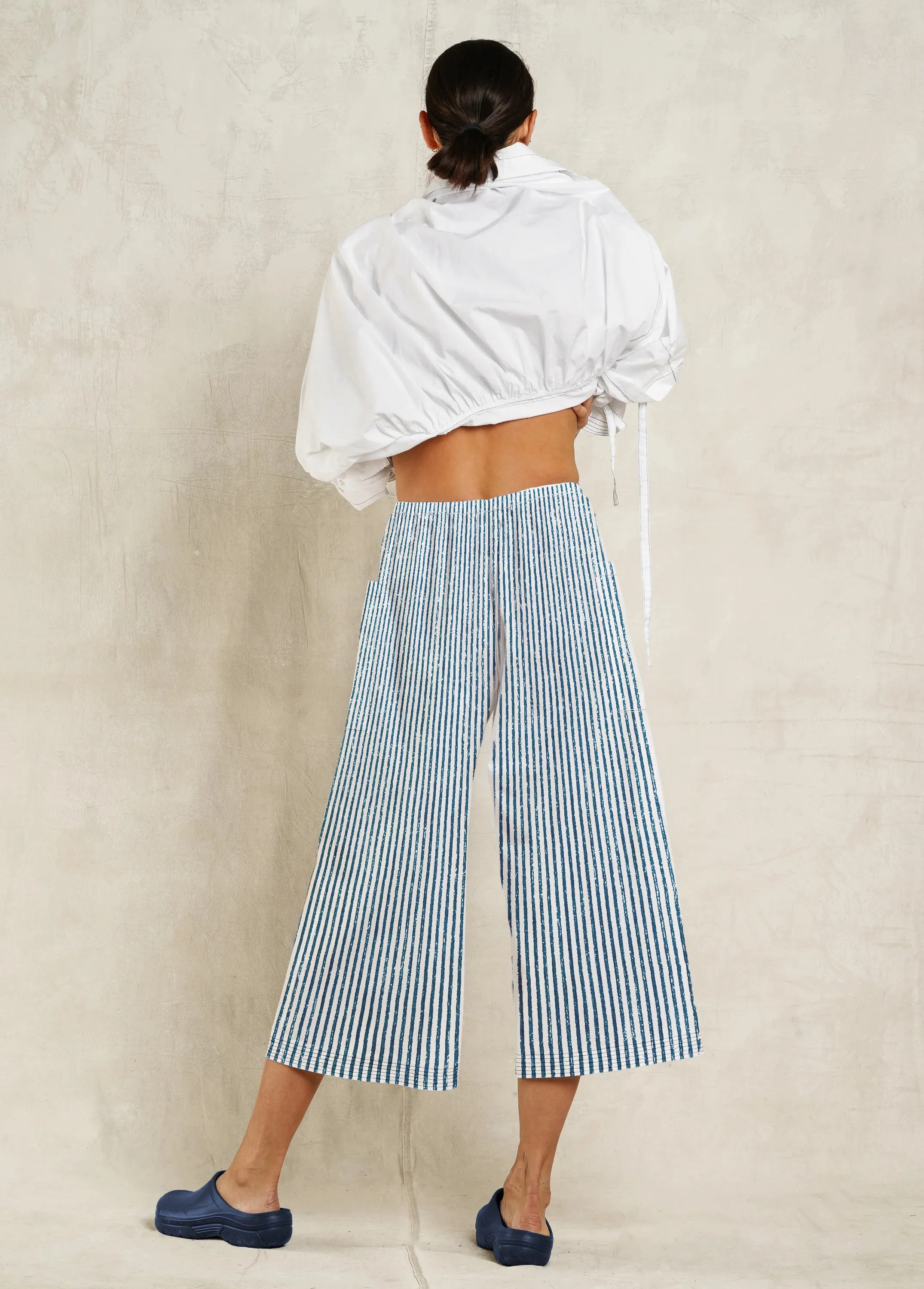 Striped Twill Picker's Pant sold by Flora Animalia product image thumbnail 2
